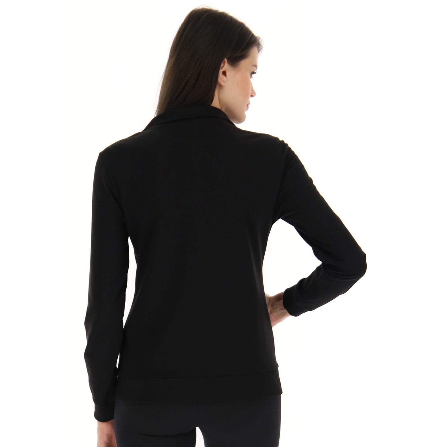 DONNA FELPA MULTISPORT NERO 217583 1CL 02