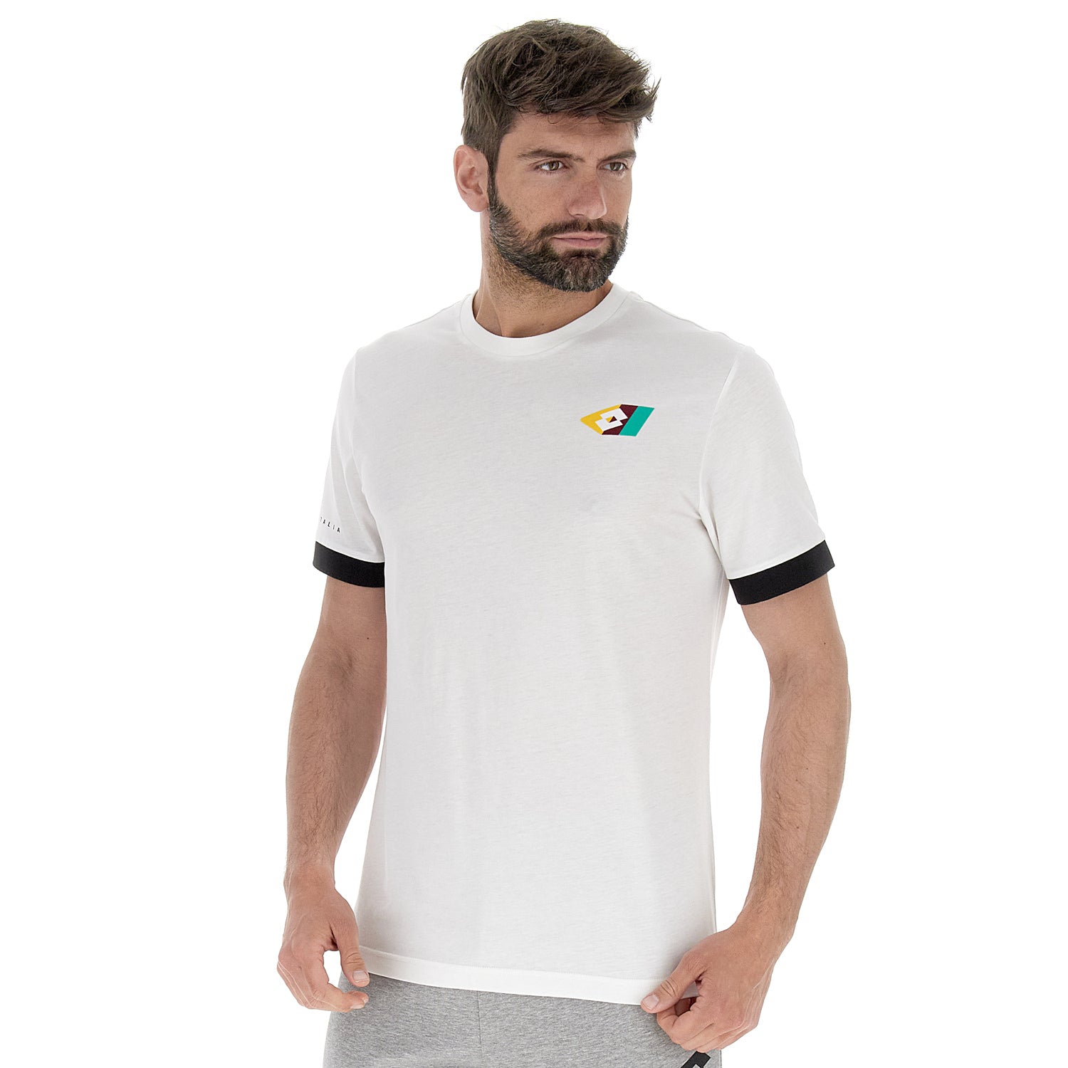 UOMO MAGLIETTA ATHLETICA CLASSIC BIANCO 217637 N03 01
