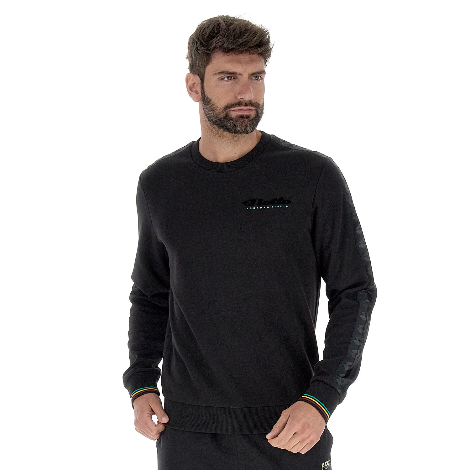 UOMO FELPA ATHLETICA CLASSIC NERO 217639 1CL 01