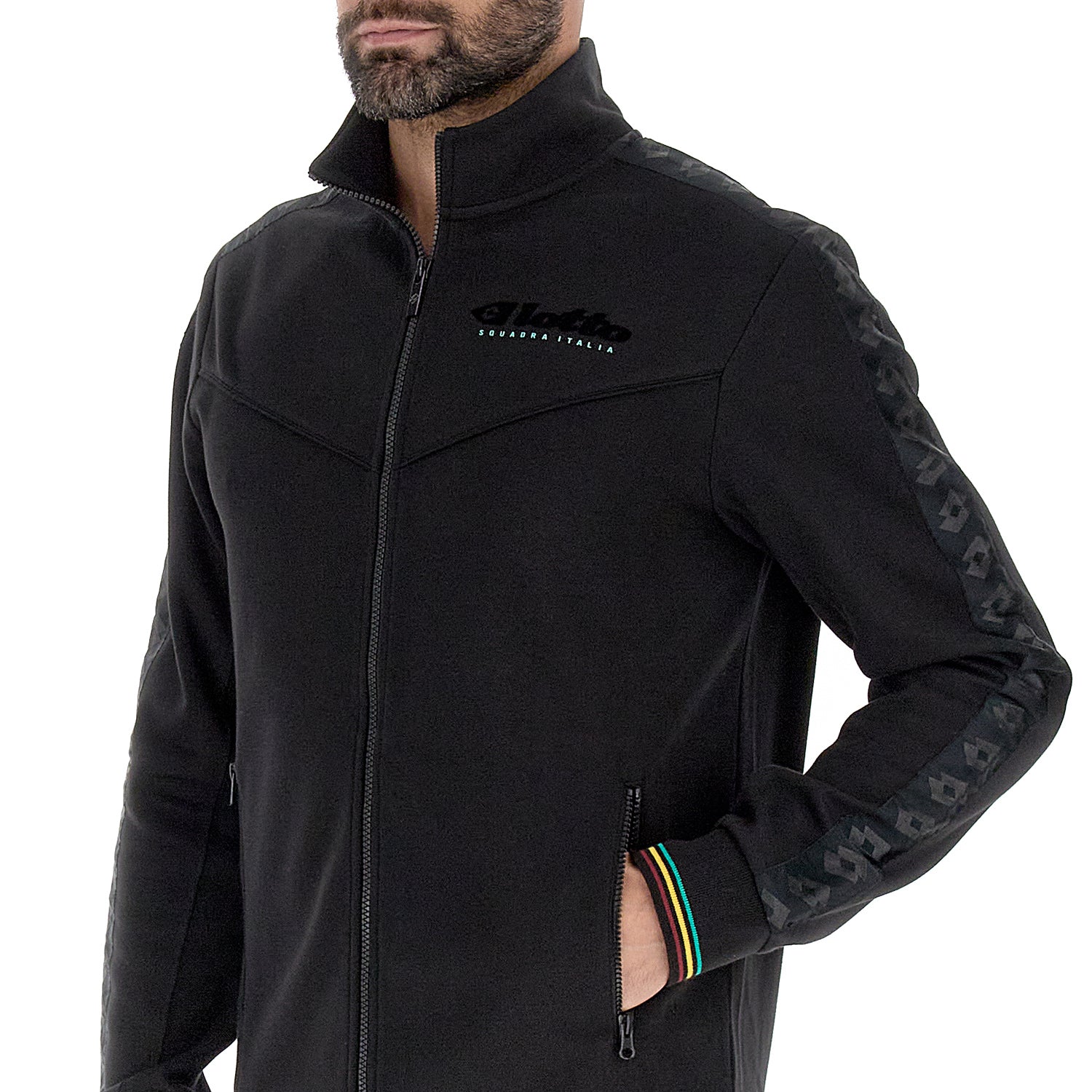 UOMO FELPA ATHLETICA CLASSIC NERO 217643 1CL 03