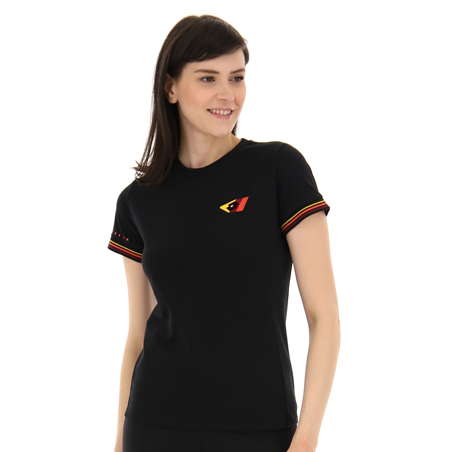 DONNA MAGLIETTA ATHLETICA CLASSIC NERO 217645 1CL 01