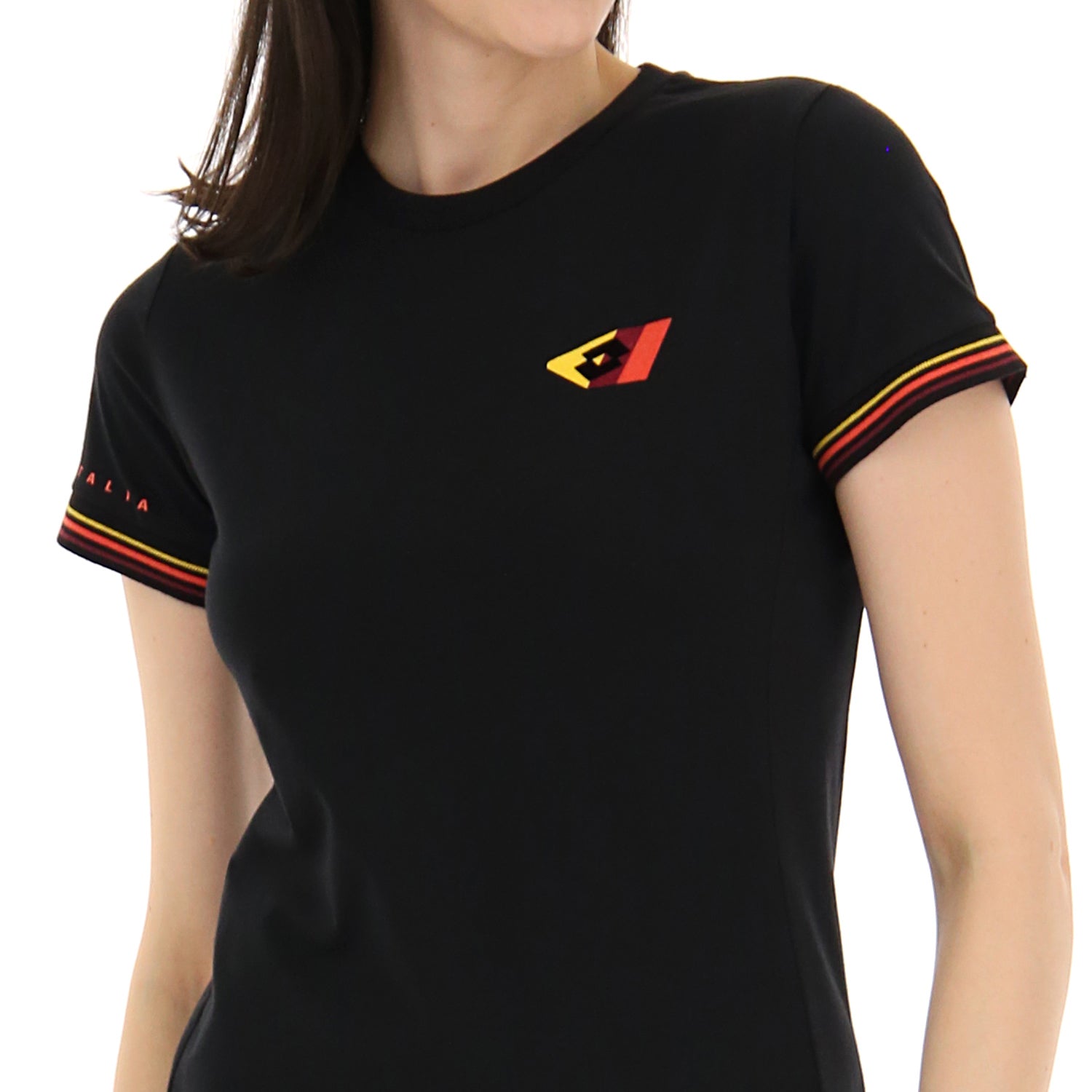 DONNA MAGLIETTA ATHLETICA CLASSIC NERO 217645 1CL 03