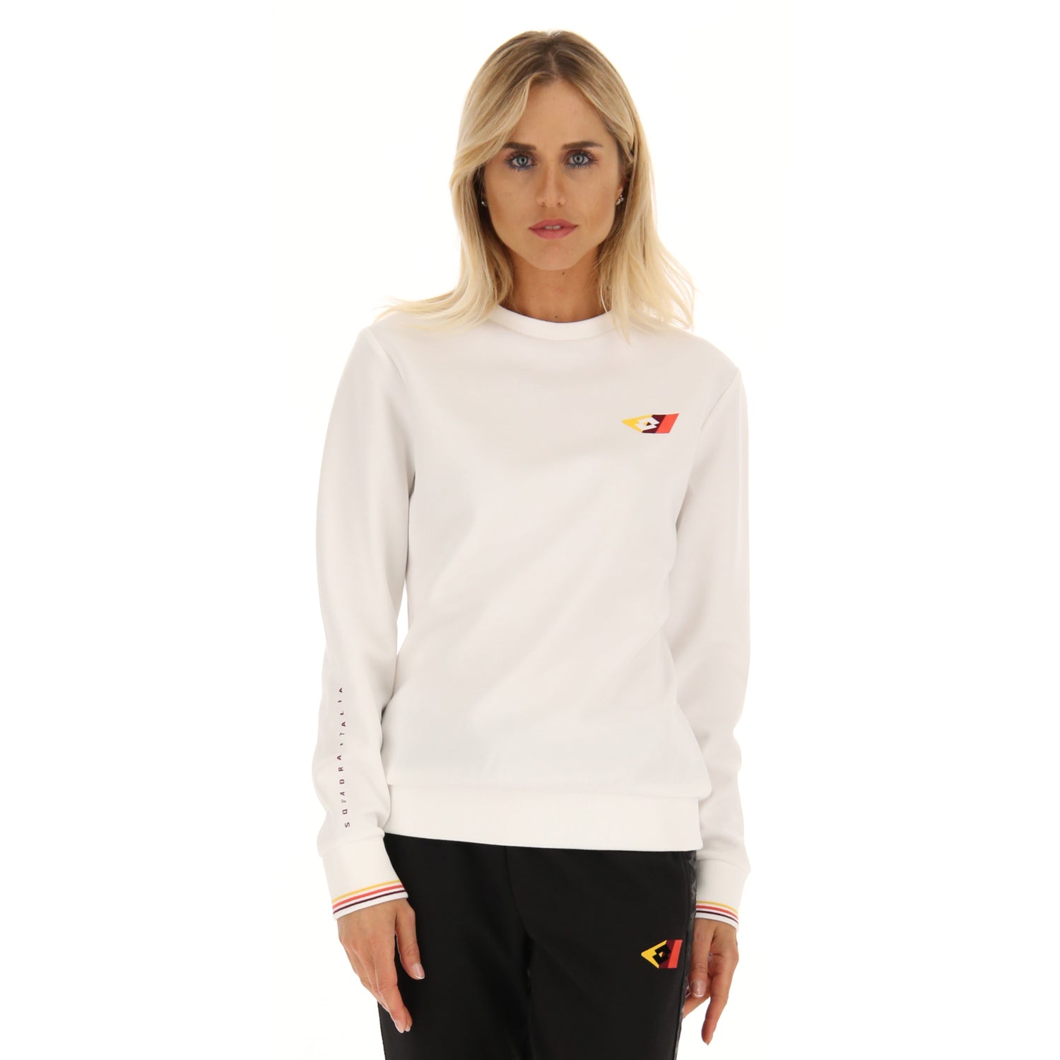 DONNA FELPA ATHLETICA CLASSIC BIANCO 217647 N03 01