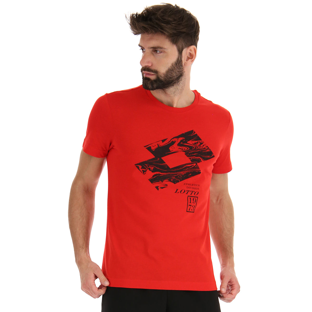Leisure Losanga T-Shirt Red - Lotto Sport