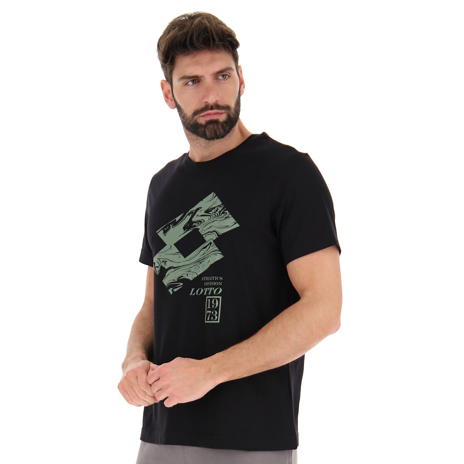 UOMO MAGLIETTA LOSANGA NERO 217683 1CL 01