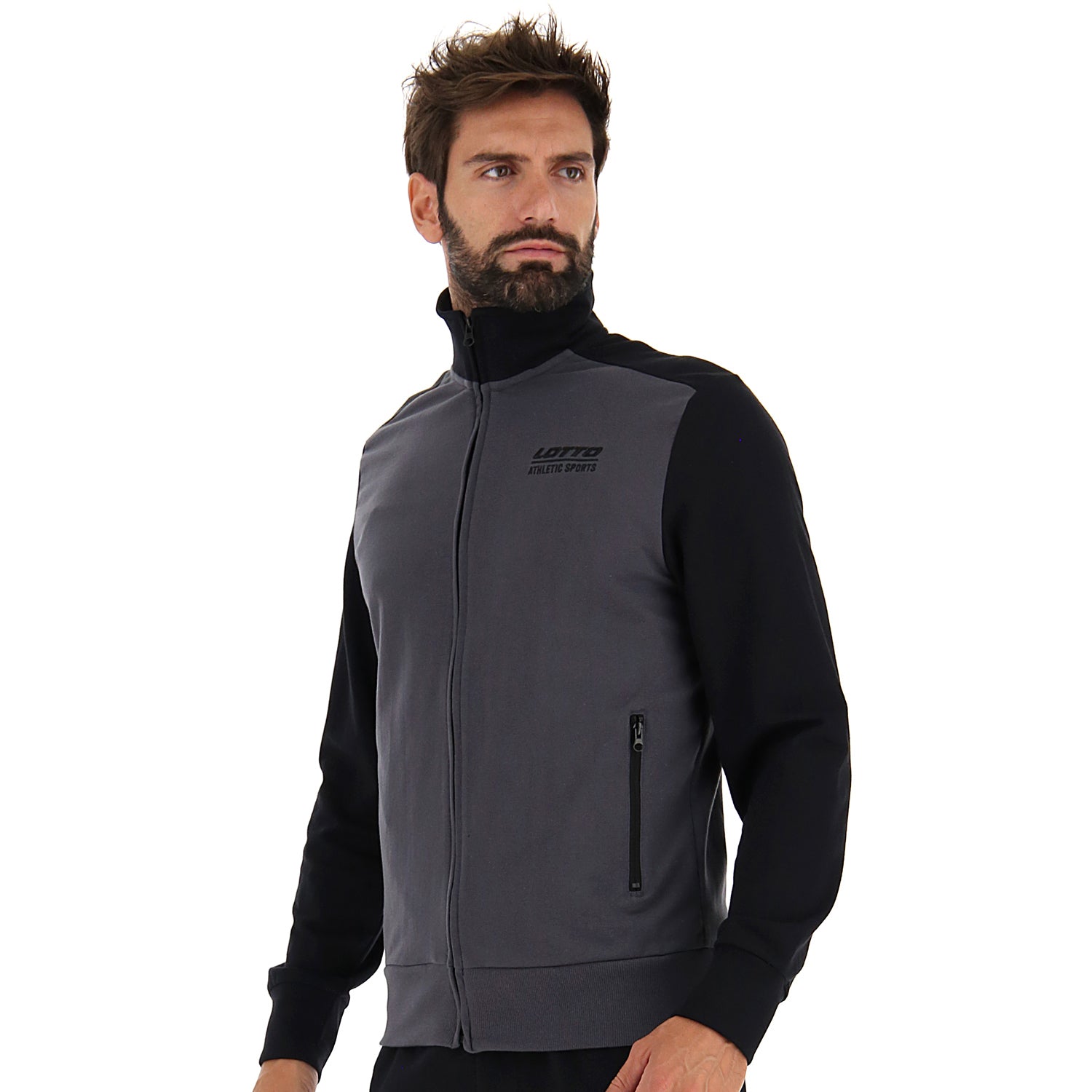 UOMO TUTA GINNASTICA TRIPLE GRIGIO SCURO 217716 4C0 02