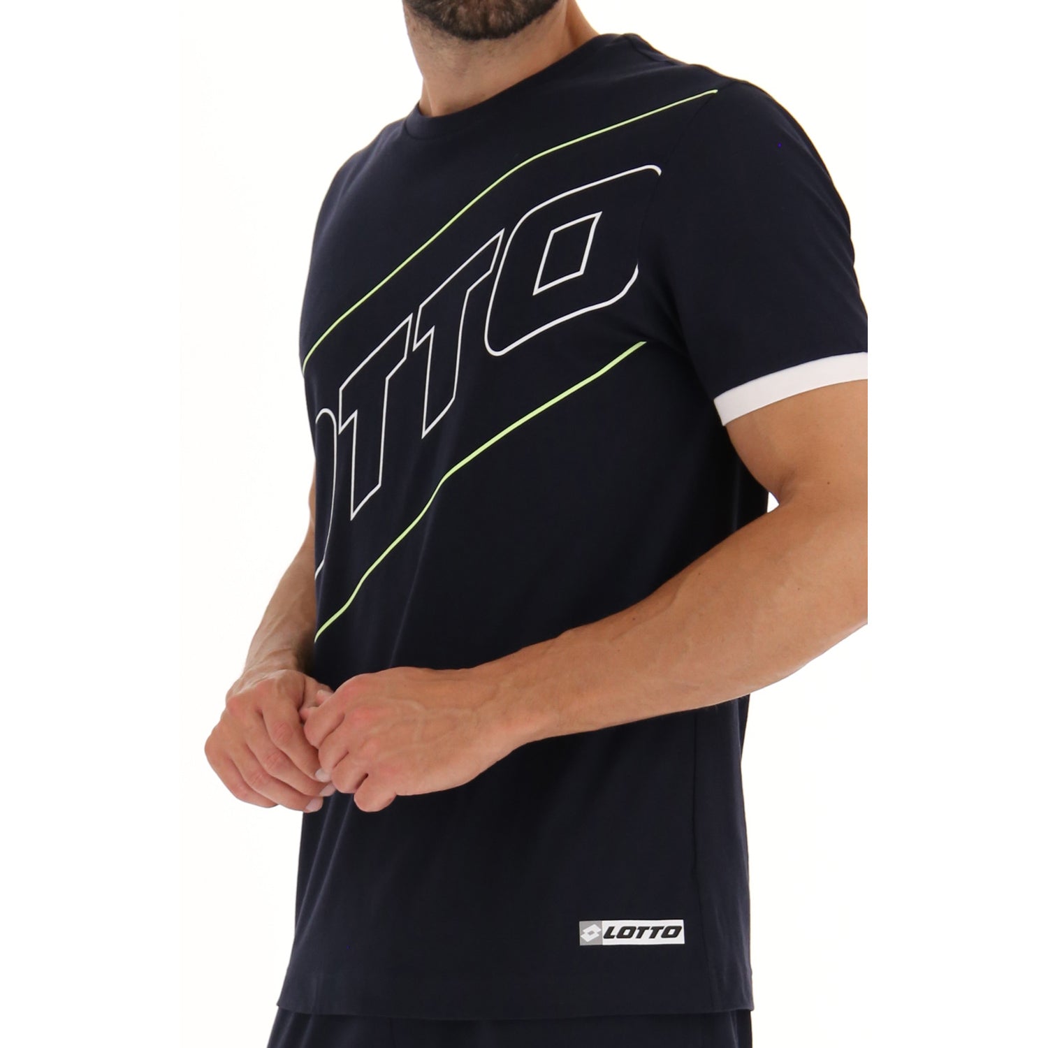 UOMO MAGLIETTA LOGO BLU SCURO 217776 1CI 03