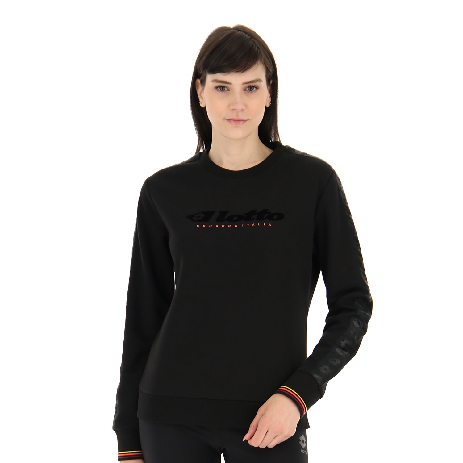 DONNA FELPA ATHLETICA CLASSIC NERO 217810 1CL 01