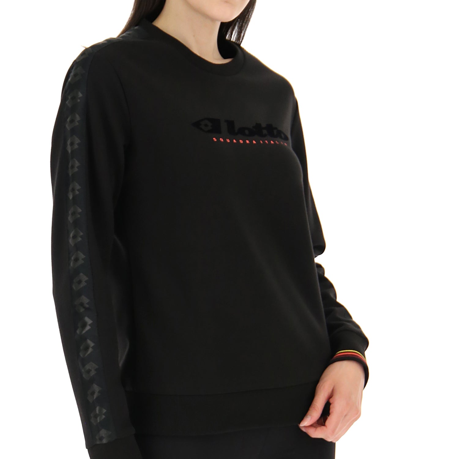 DONNA FELPA ATHLETICA CLASSIC NERO 217810 1CL 03