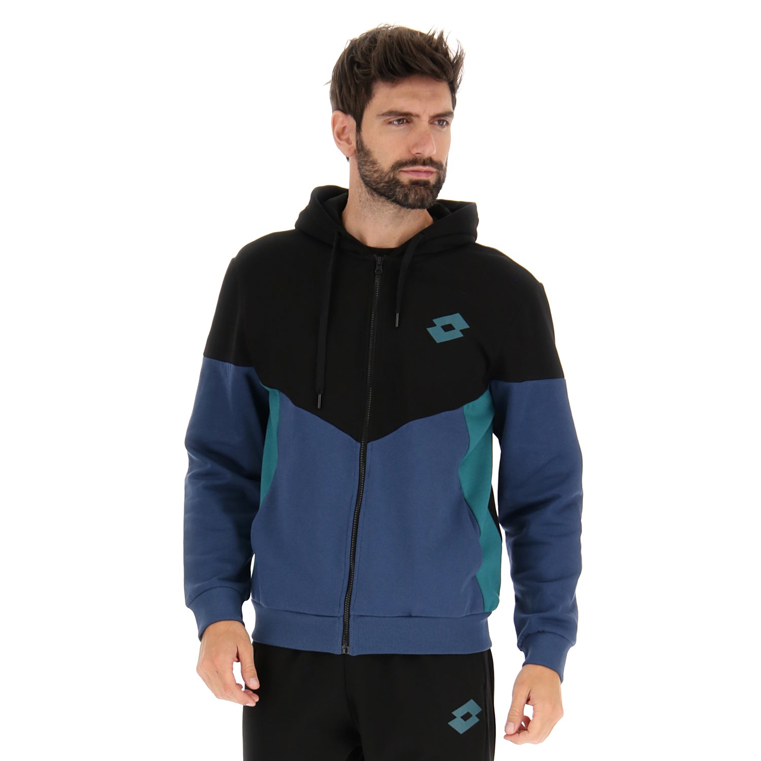 UOMO FELPA ATHLETICA PLUS NERO 218052 1CL 01