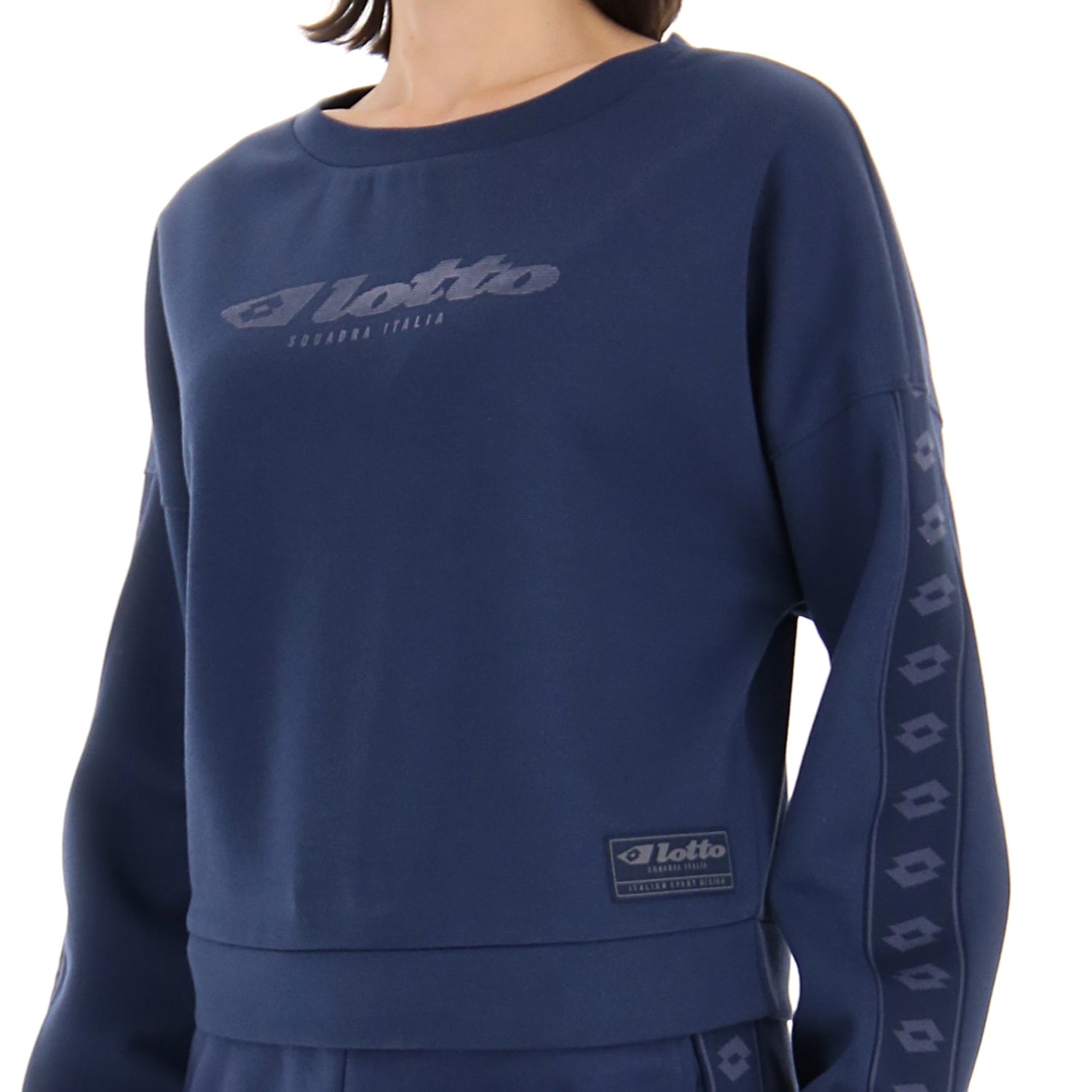 DONNA FELPA ATHLETICA DUE BLU SCURO 218071 101 03