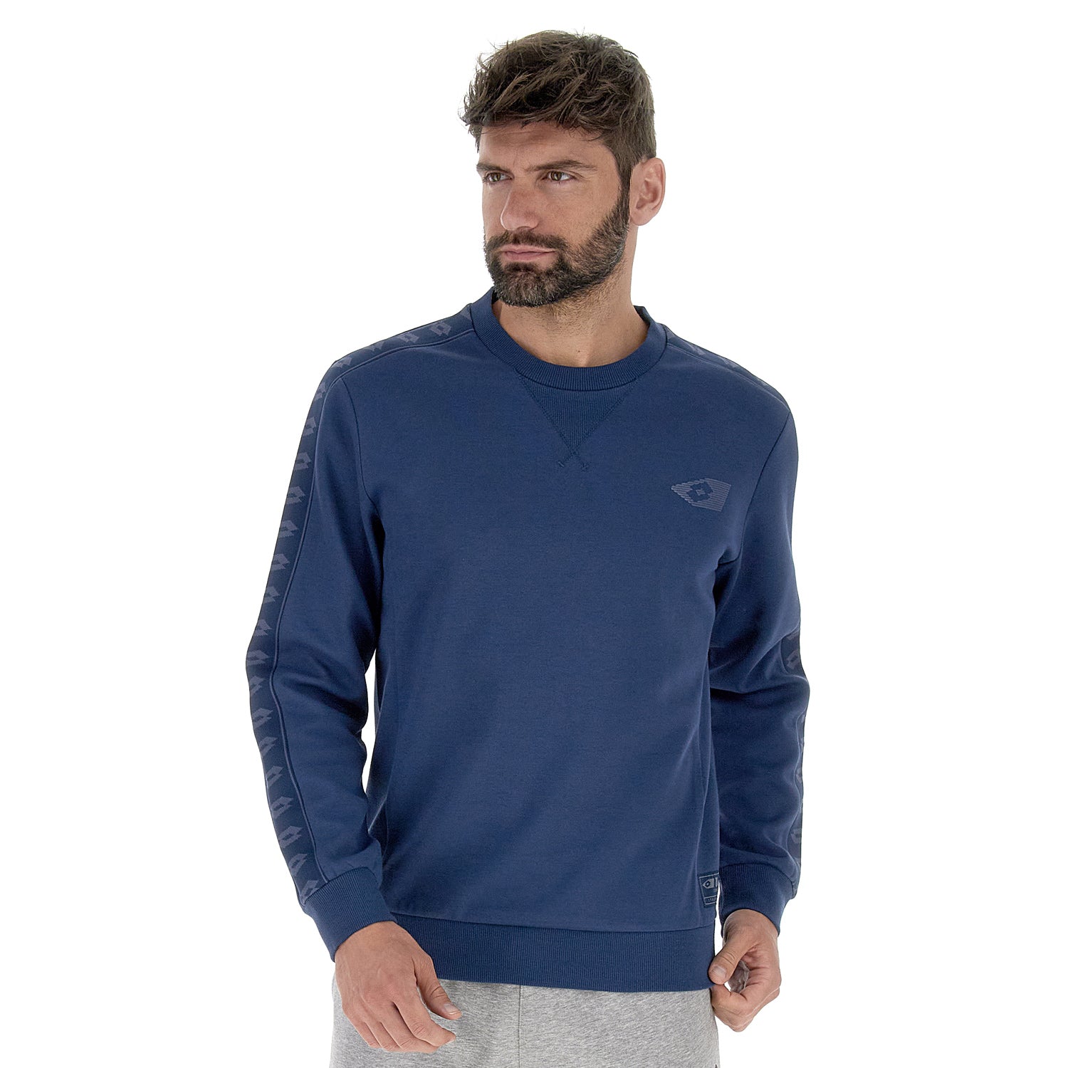 UOMO FELPA ATHLETICA DUE BLU SCURO 218073 101 01