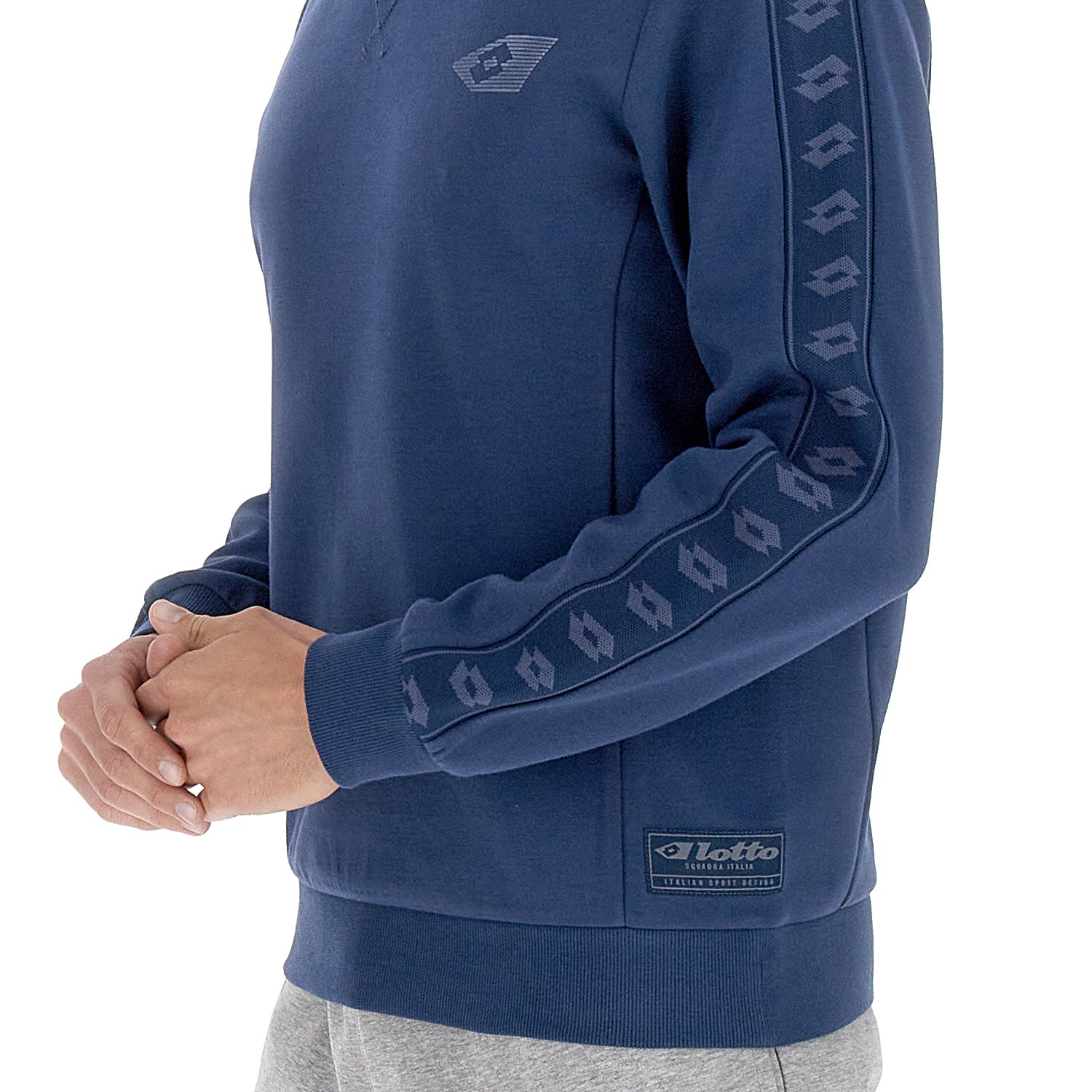 UOMO FELPA ATHLETICA DUE BLU SCURO 218073 101 03