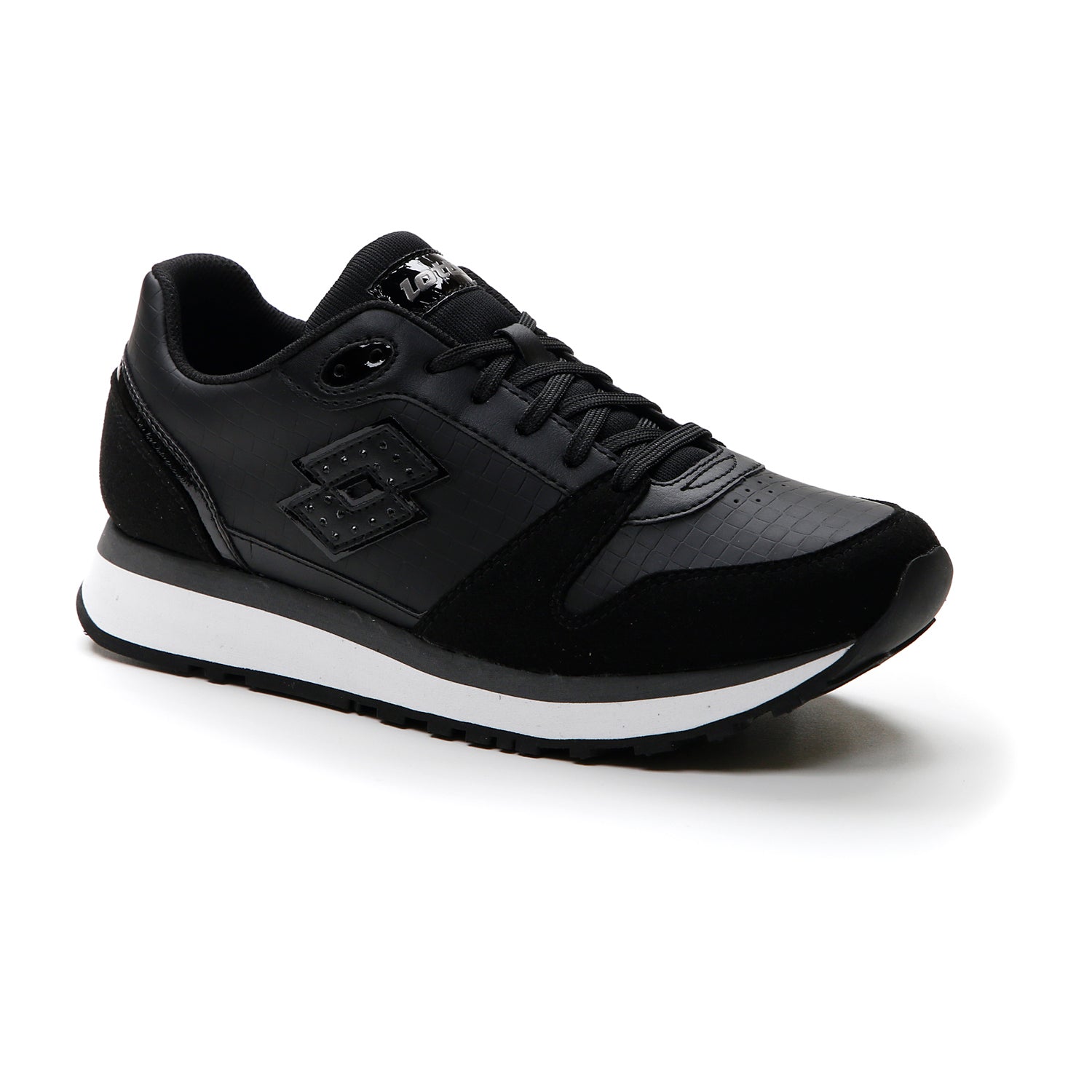 DONNA SCARPE TRAINER WEDGE NERO 218118 1CL 02