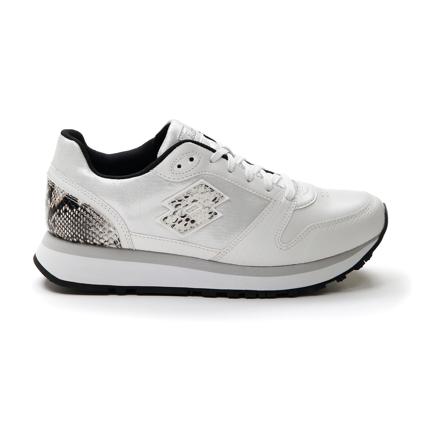DONNA SCARPE TRAINER WEDGE BIANCO 218120 6XH 01