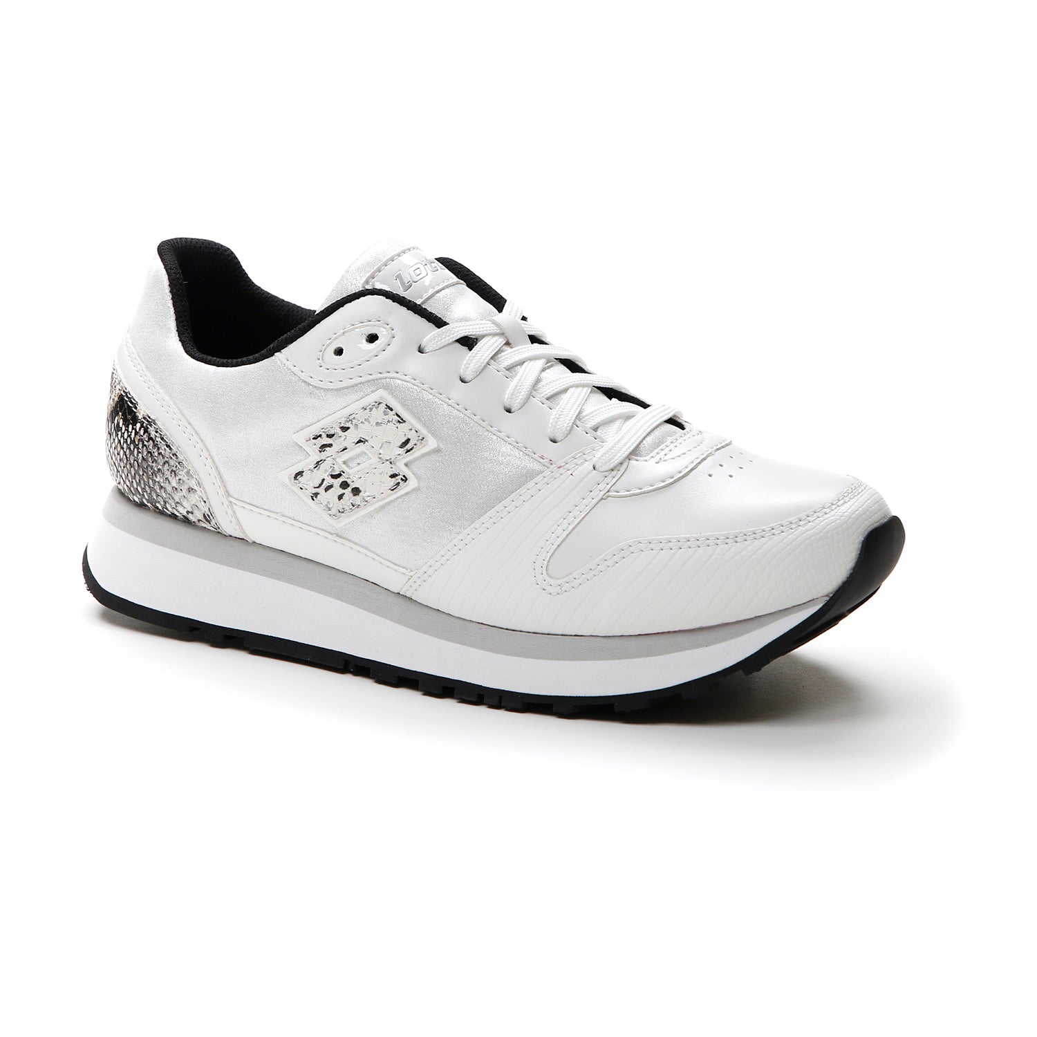 DONNA SCARPE TRAINER WEDGE BIANCO 218120 6XH 02