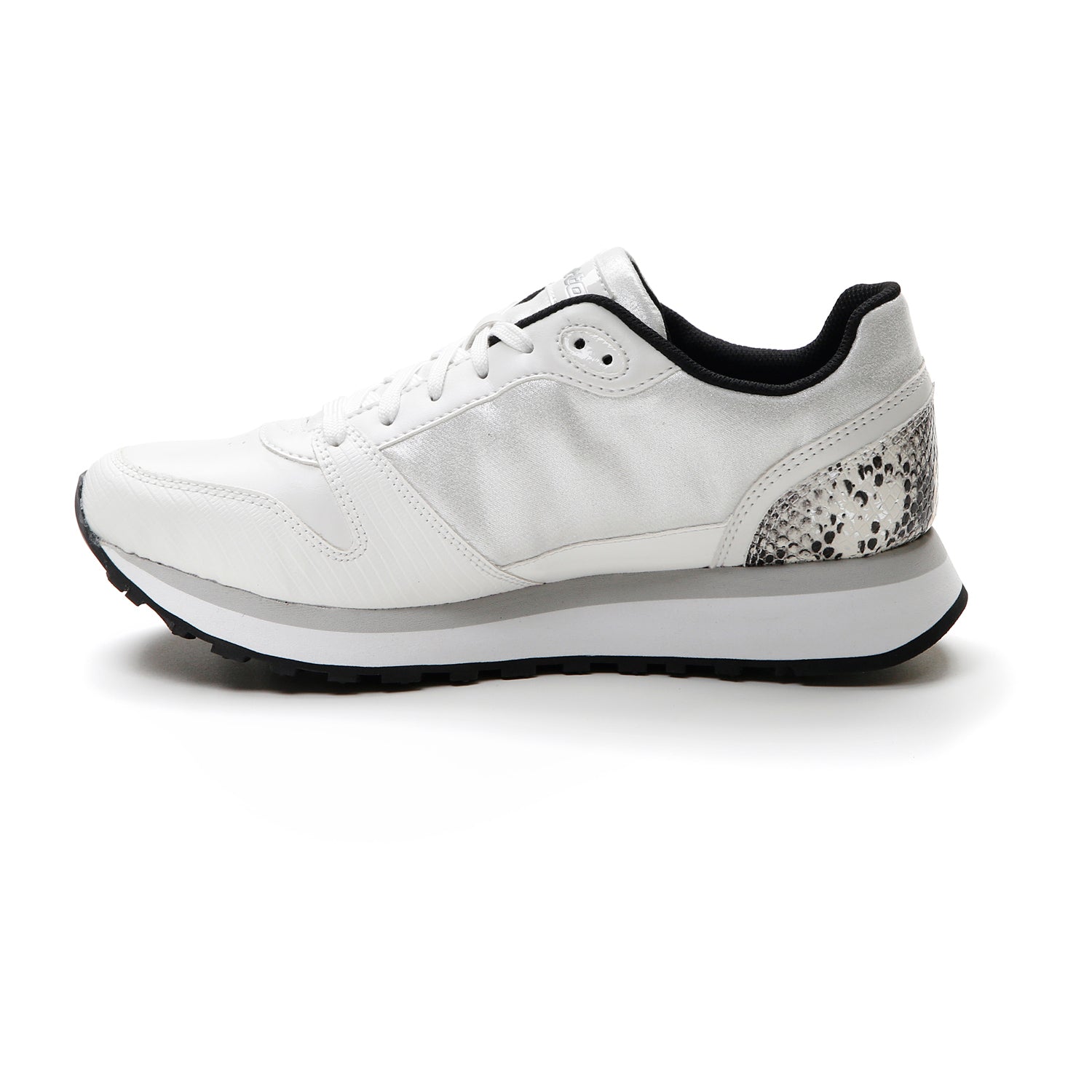 DONNA SCARPE TRAINER WEDGE BIANCO 218120 6XH 03