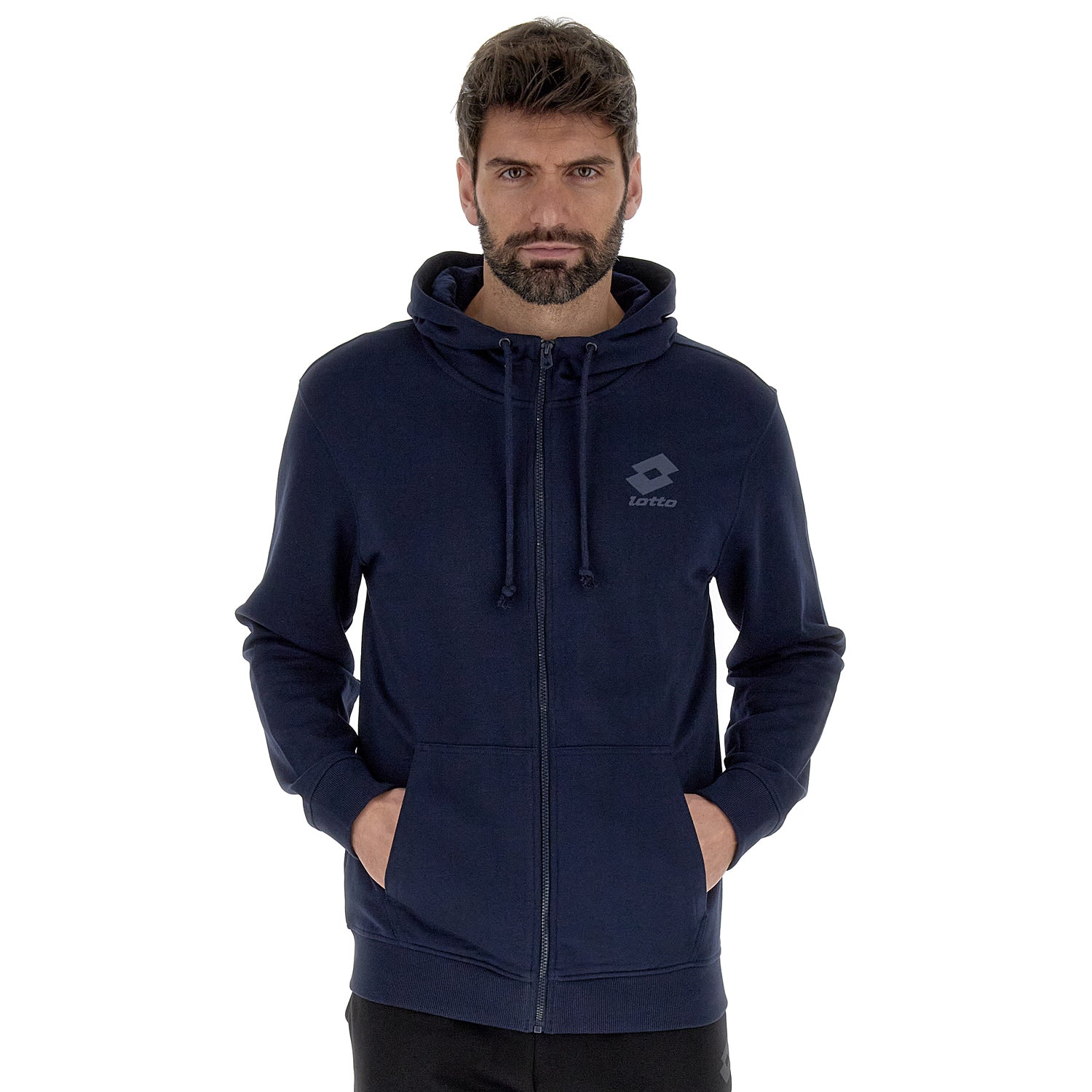 Lifestyle Smart Og Sweatshirt Dark Blue Lotto Sport