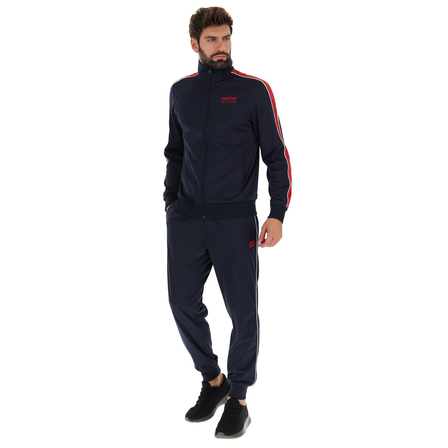 Leisure Circle Tracksuit Dark Blue Lotto Sport - Main Image