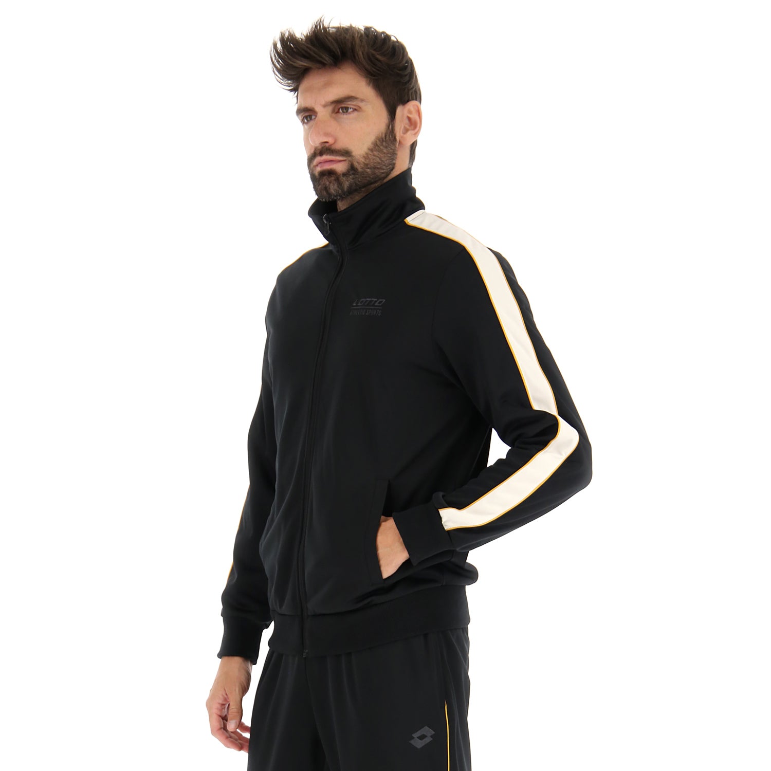 UOMO TUTA GINNASTICA CIRCLE NERO 218343 1CL 02