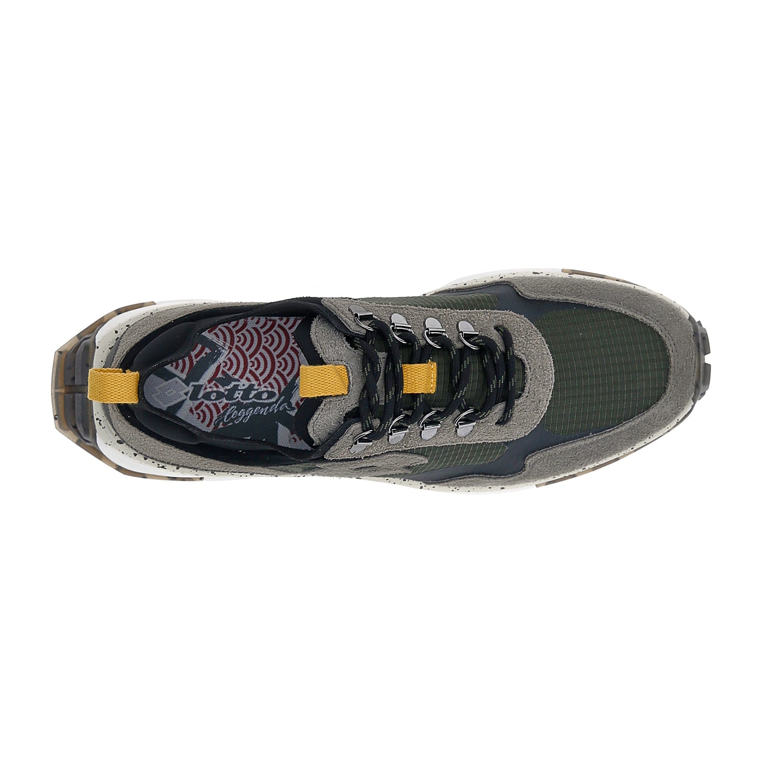 UOMO SCARPE TOKYO FUJI VERDE SCURO 218717 AHV 06