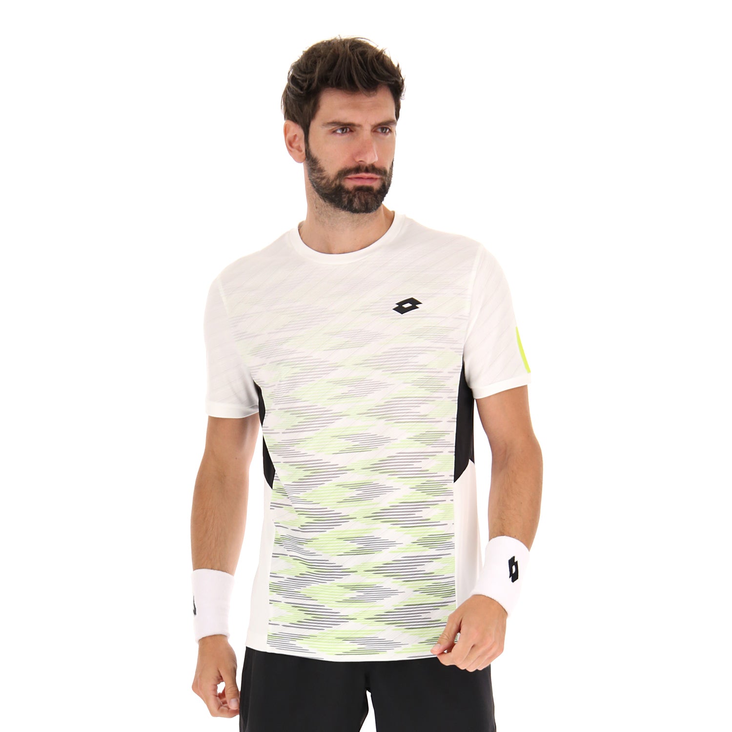 UOMO MAGLIETTA TENNIS TECH BIANCO 218767 9VI 01