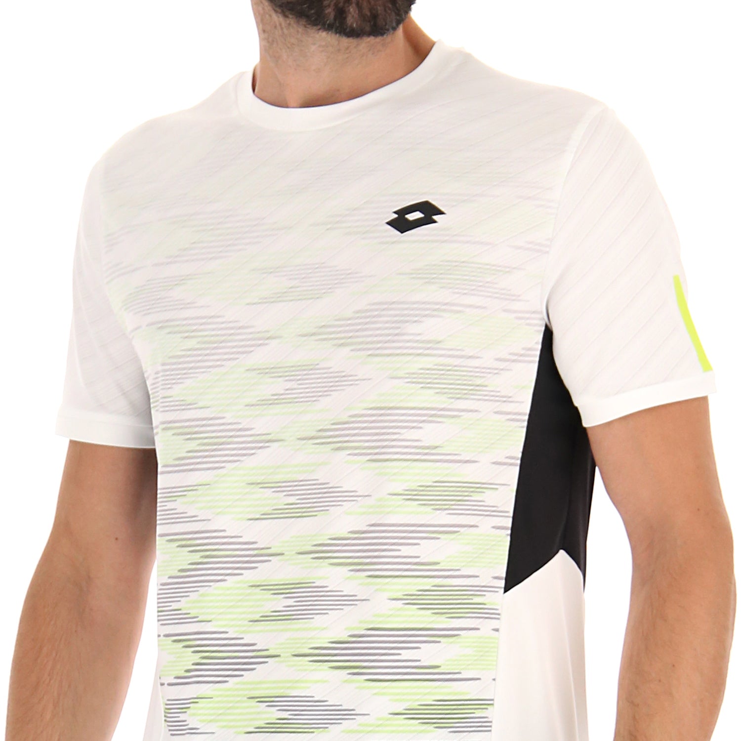 UOMO MAGLIETTA TENNIS TECH BIANCO 218767 9VI 03