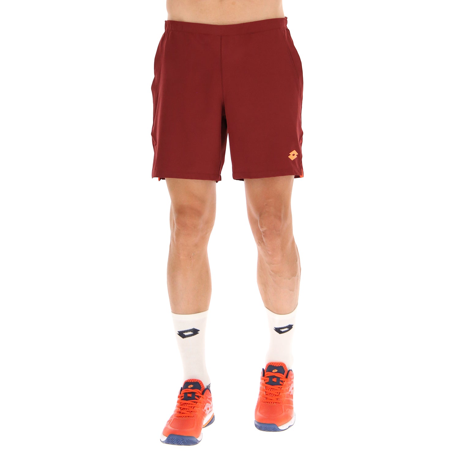 UOMO PANTALONI CORTI TENNIS TECH ROSSO SCURO 218769 04B 01