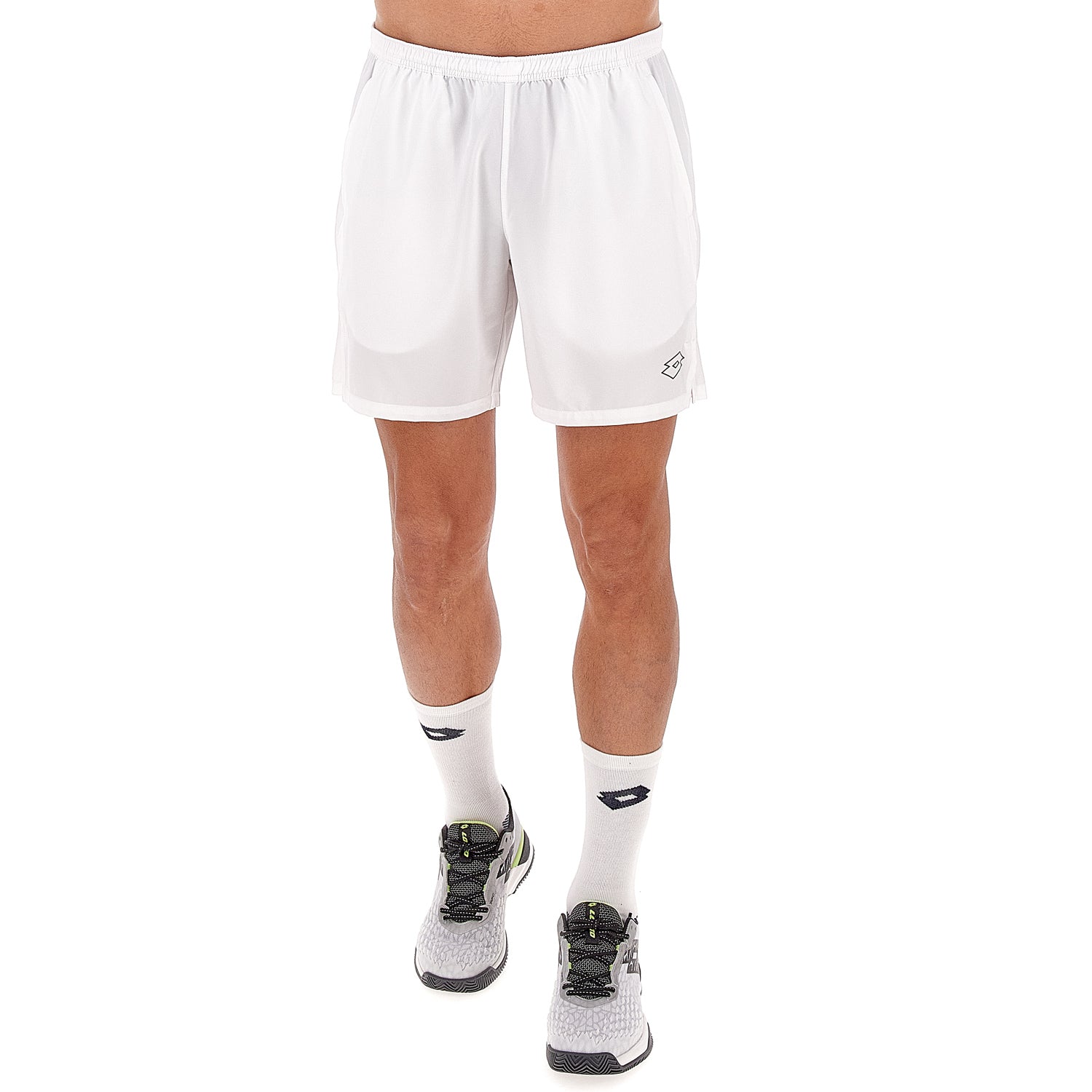 UOMO PANTALONI CORTI TENNIS TECH BIANCO 218771 1CY 01