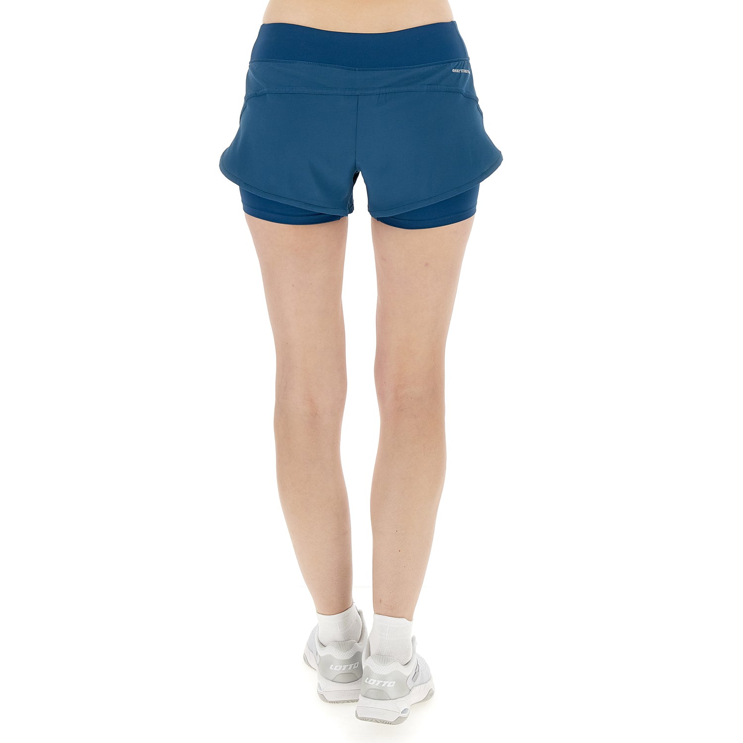 DONNA PANTALONI CORTI TENNIS TECH D1 BLU 218780 AST 02