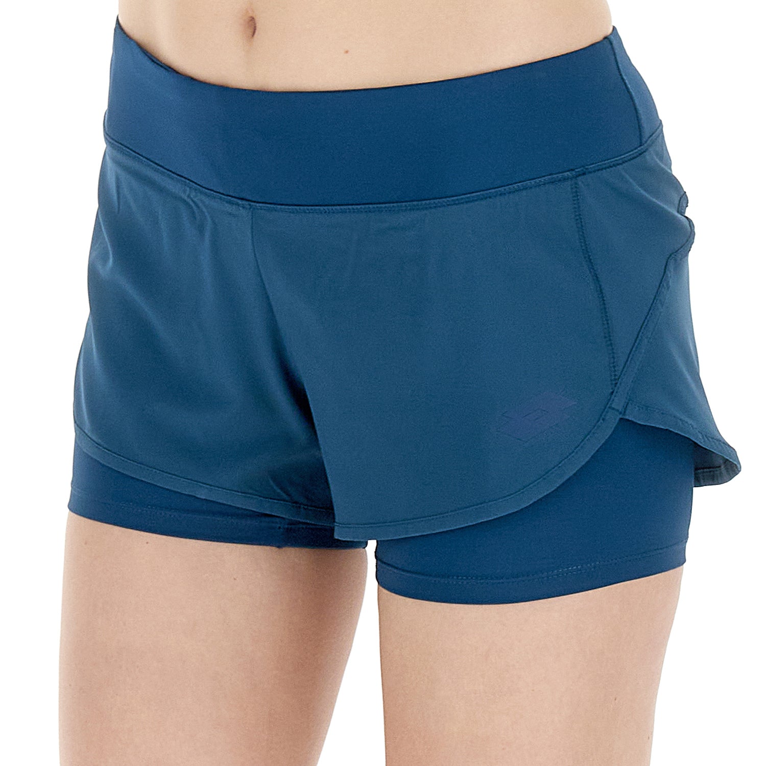 DONNA PANTALONI CORTI TENNIS TECH D1 BLU 218780 AST 03