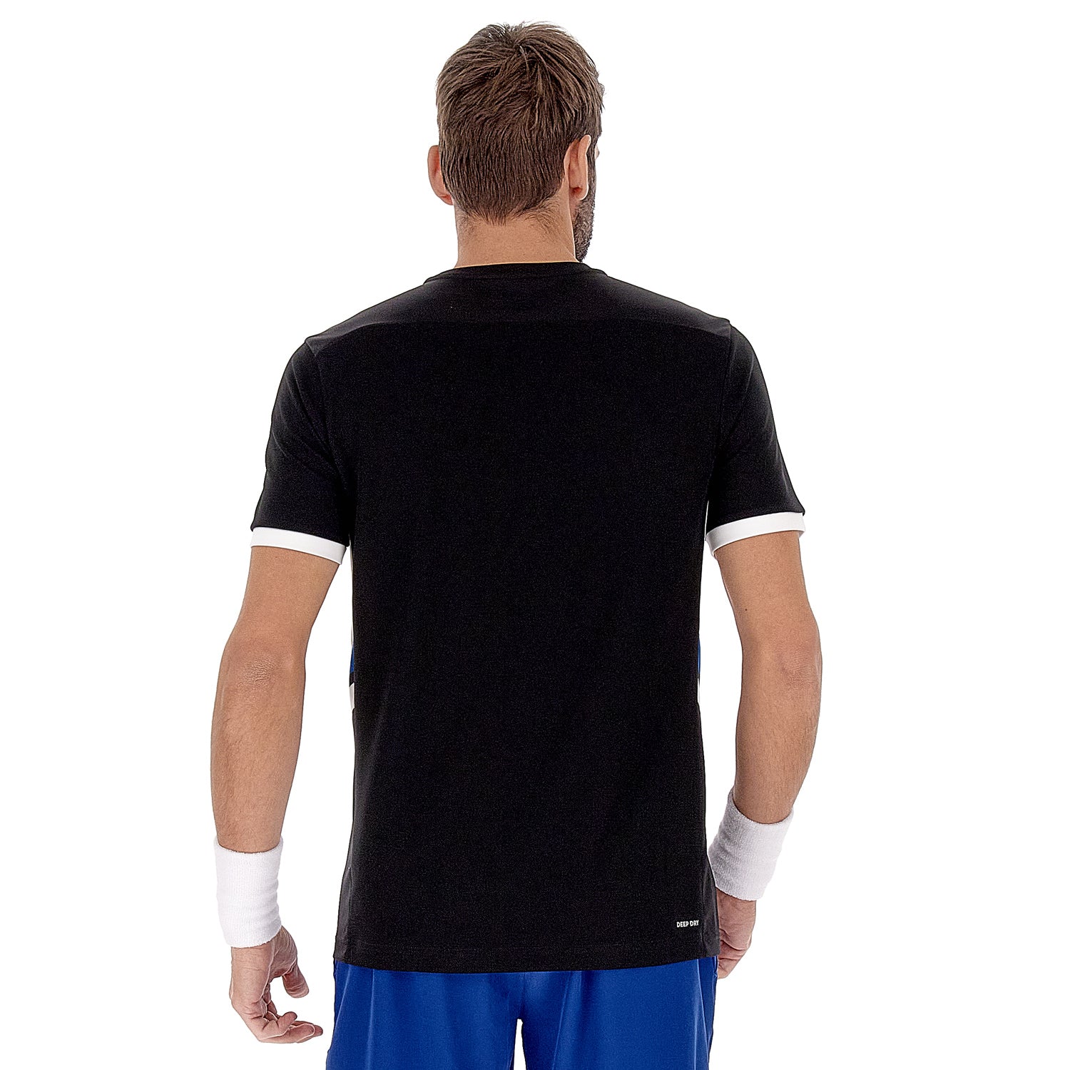 UOMO MAGLIETTA TENNIS TEAMS NERO 218787 1CL 02