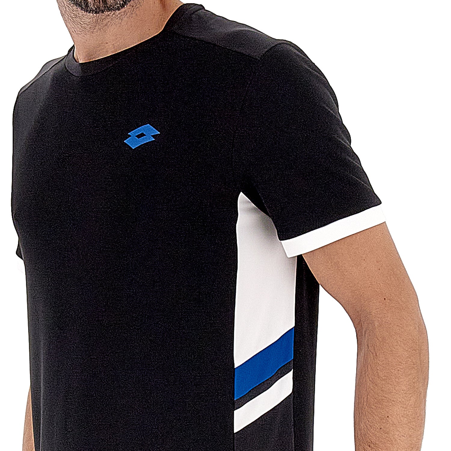 UOMO MAGLIETTA TENNIS TEAMS NERO 218787 1CL 03