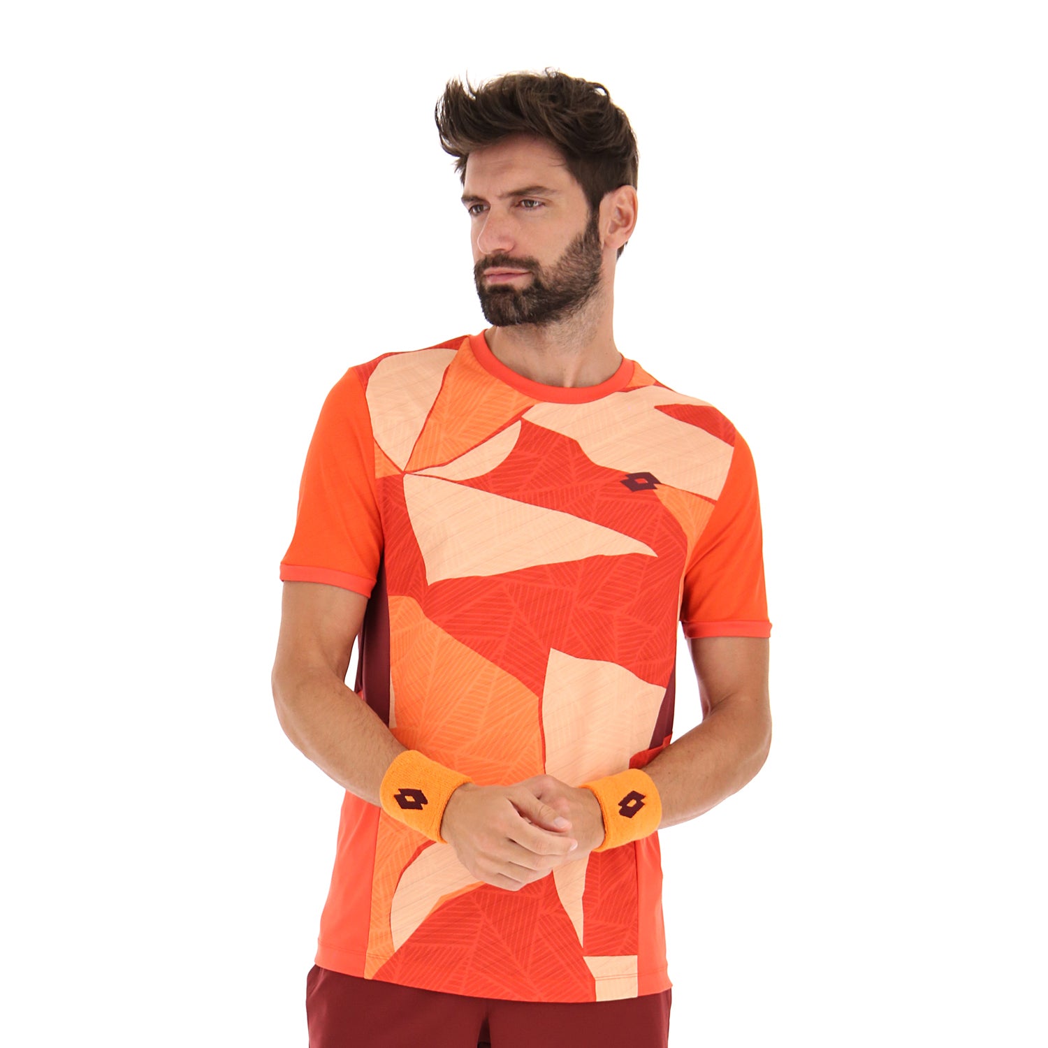 UOMO MAGLIETTA TENNIS TECH ARANCIONE 218856 015 01