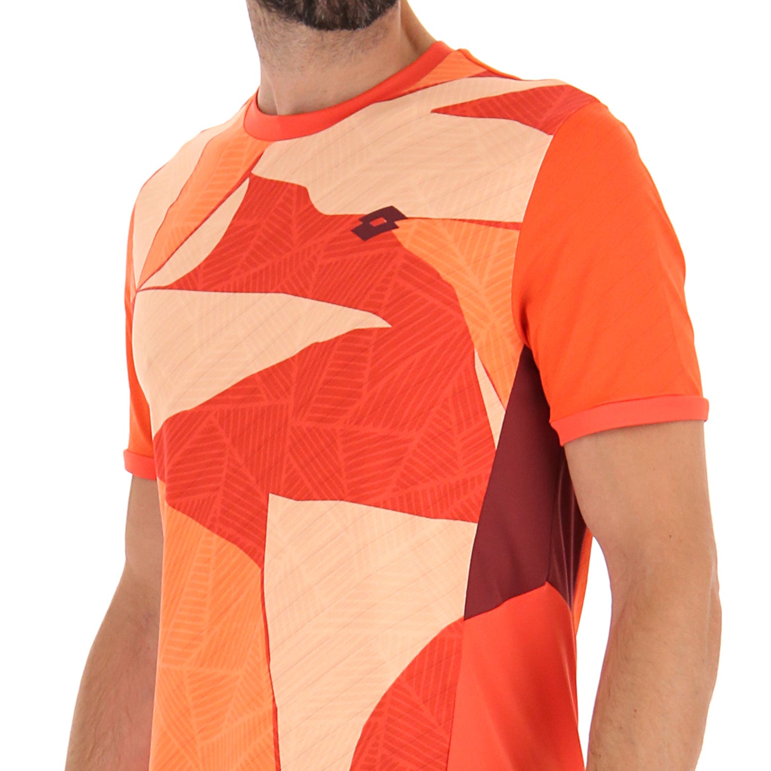 UOMO MAGLIETTA TENNIS TECH ARANCIONE 218856 015 03