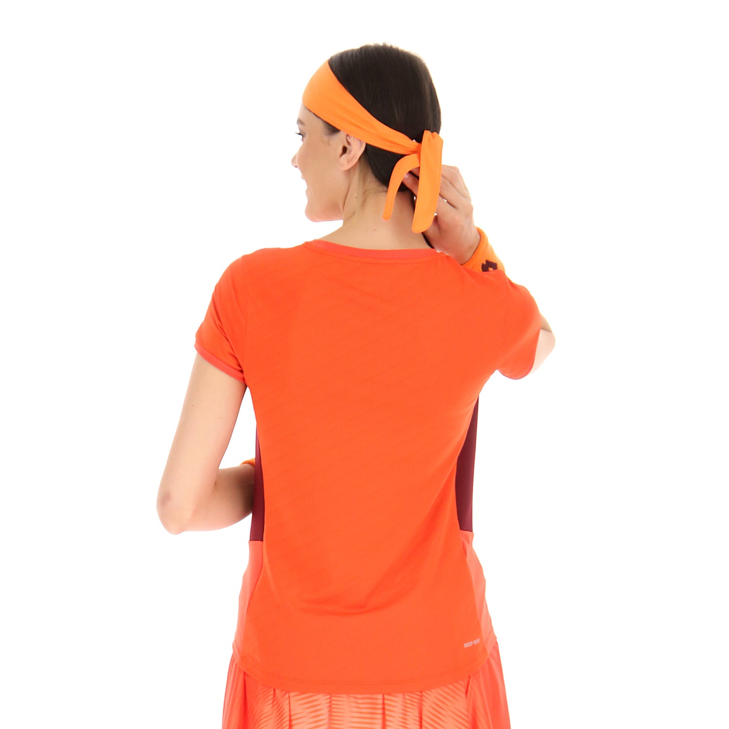 DONNA MAGLIETTA TENNIS TECH ARANCIONE 218859 015 02