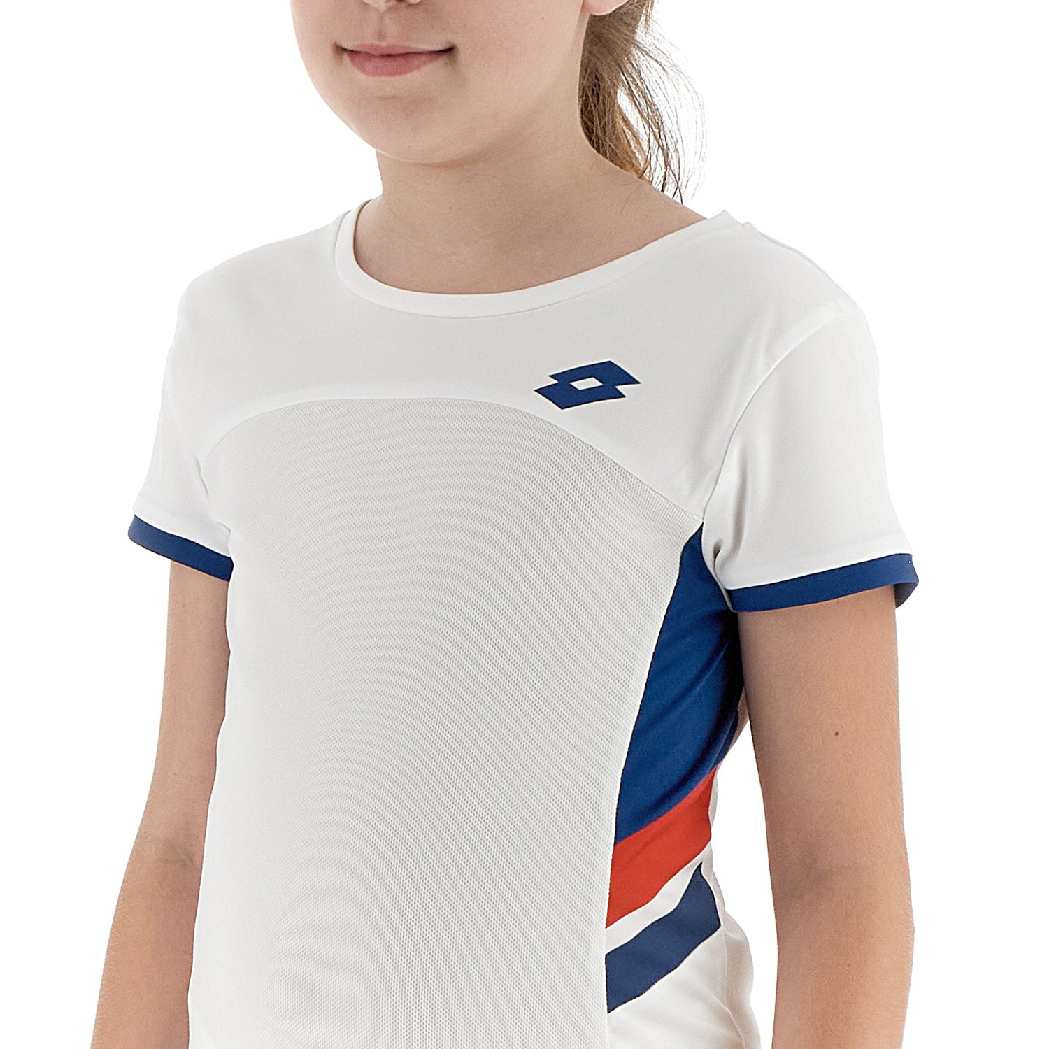 RAGAZZA MAGLIETTA TENNIS TEAMS BIANCO 218890 0F1 03