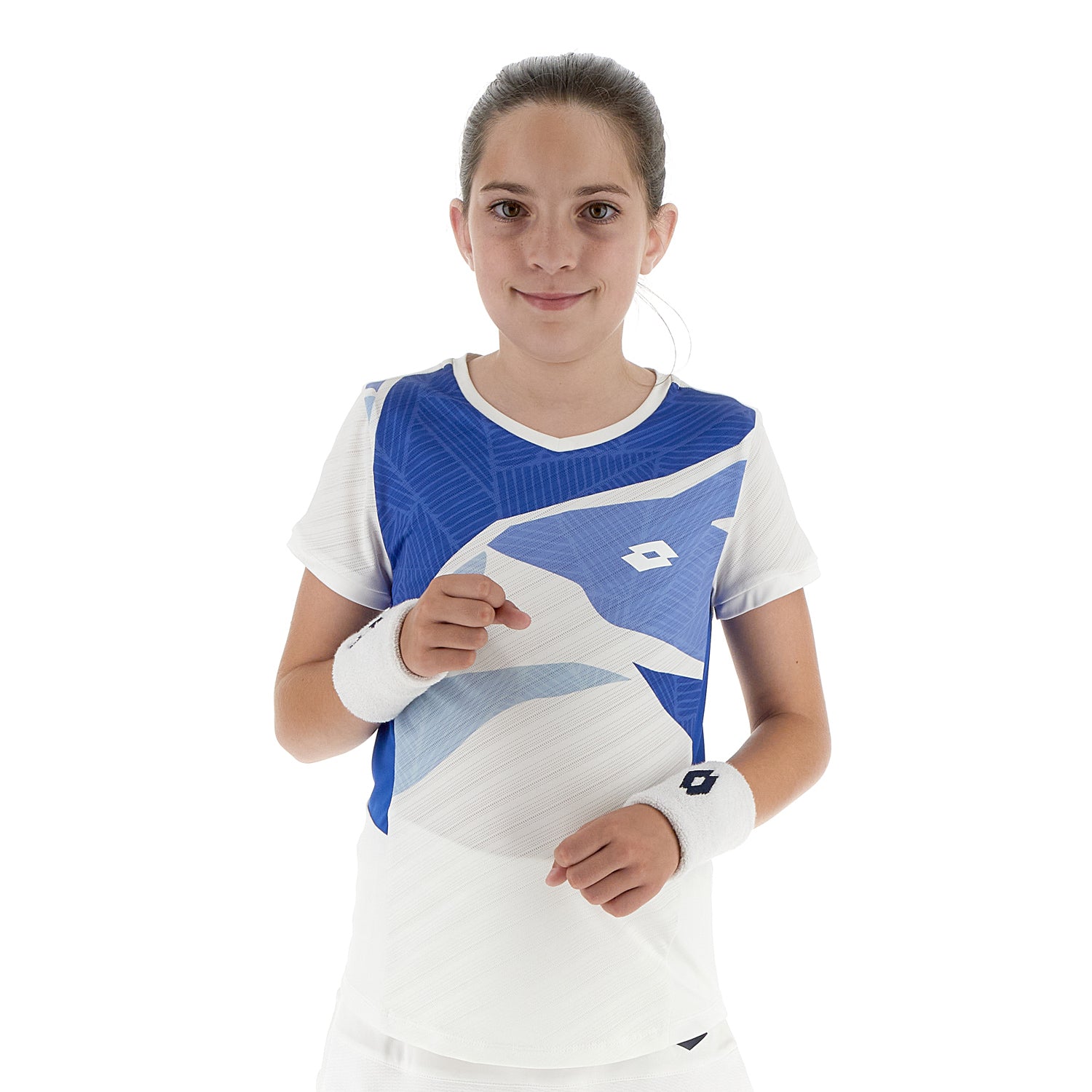RAGAZZA MAGLIETTA TENNIS TECH BIANCO 218892 2EG 01