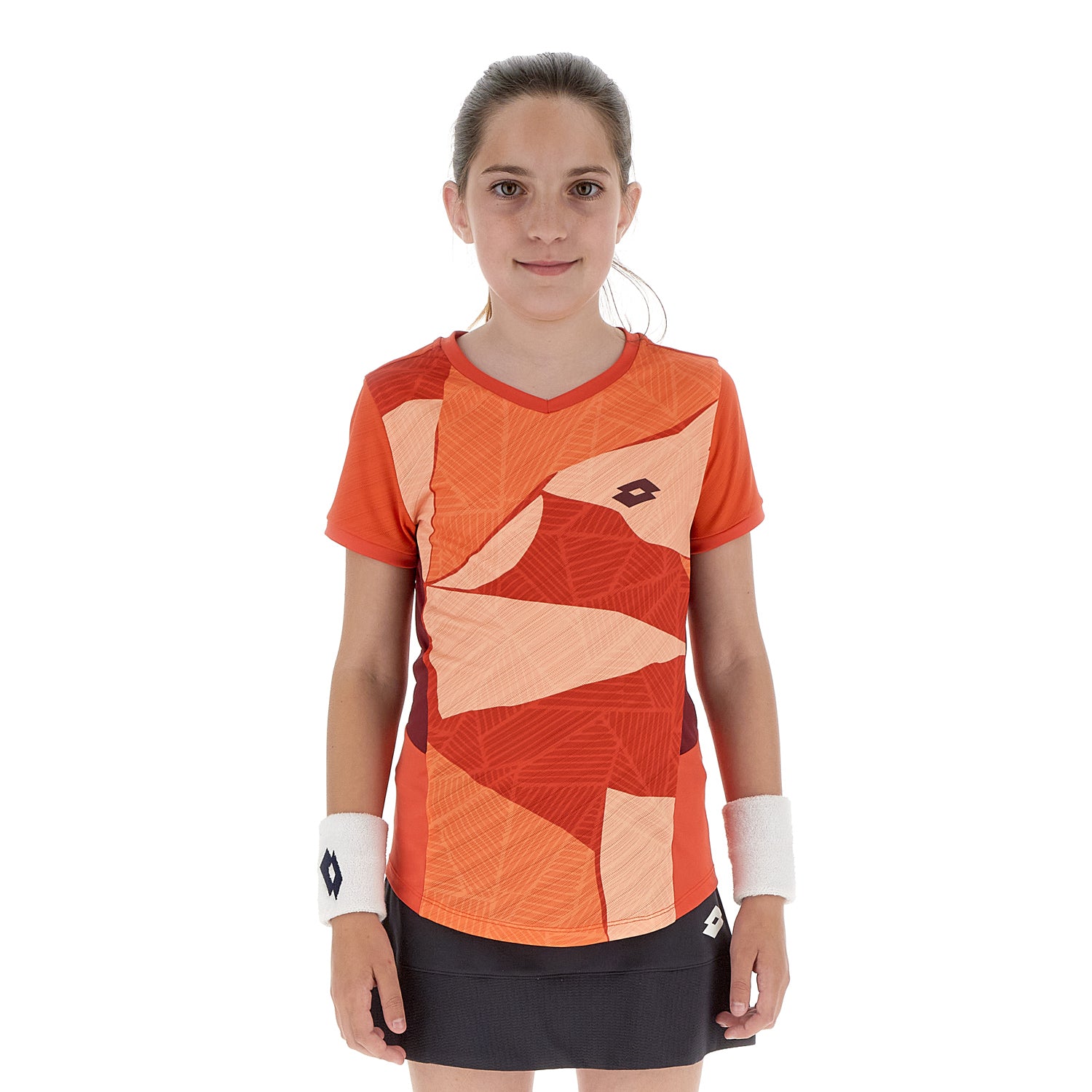 RAGAZZA MAGLIETTA TENNIS TECH ARANCIONE 218893 015 01