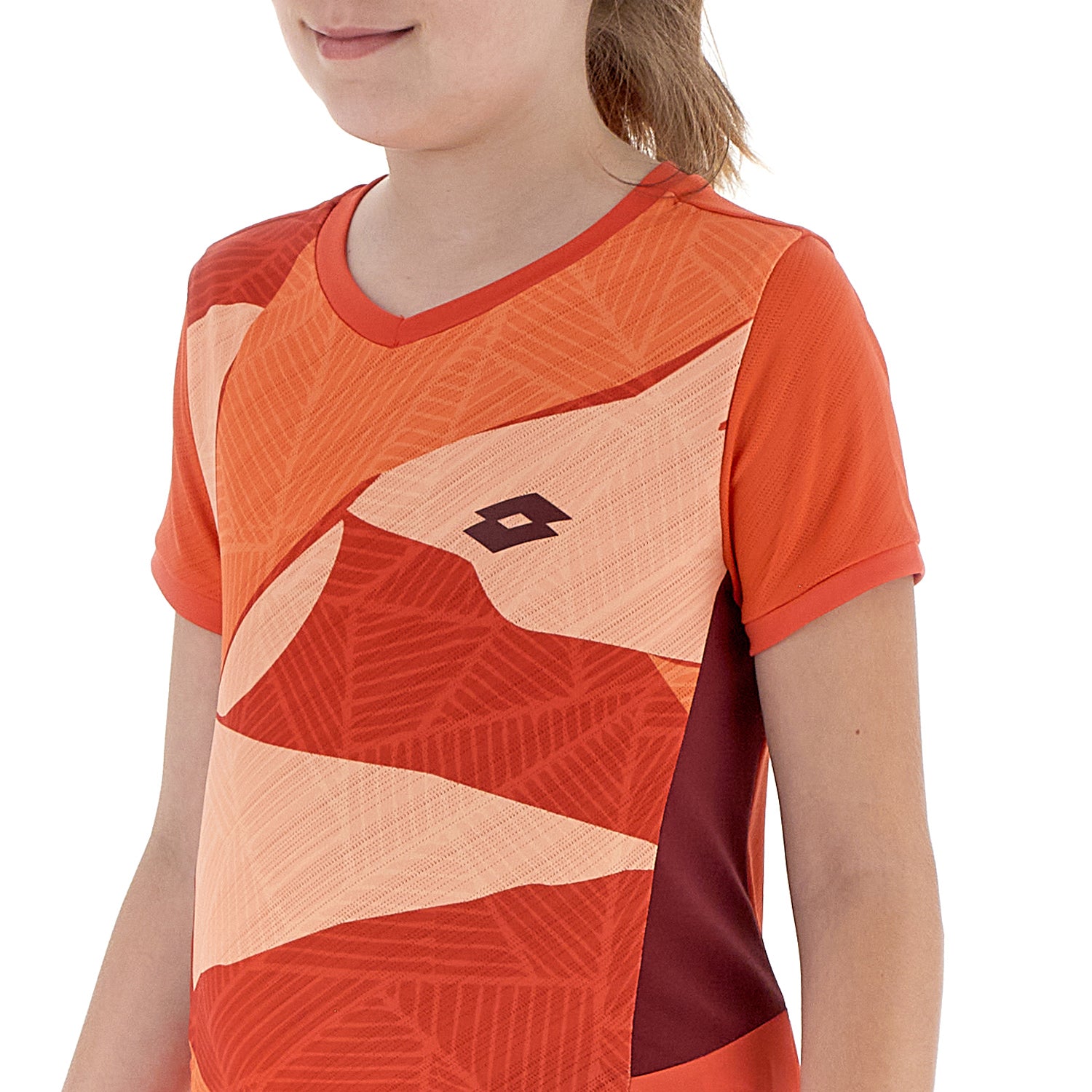 RAGAZZA MAGLIETTA TENNIS TECH ARANCIONE 218893 015 03