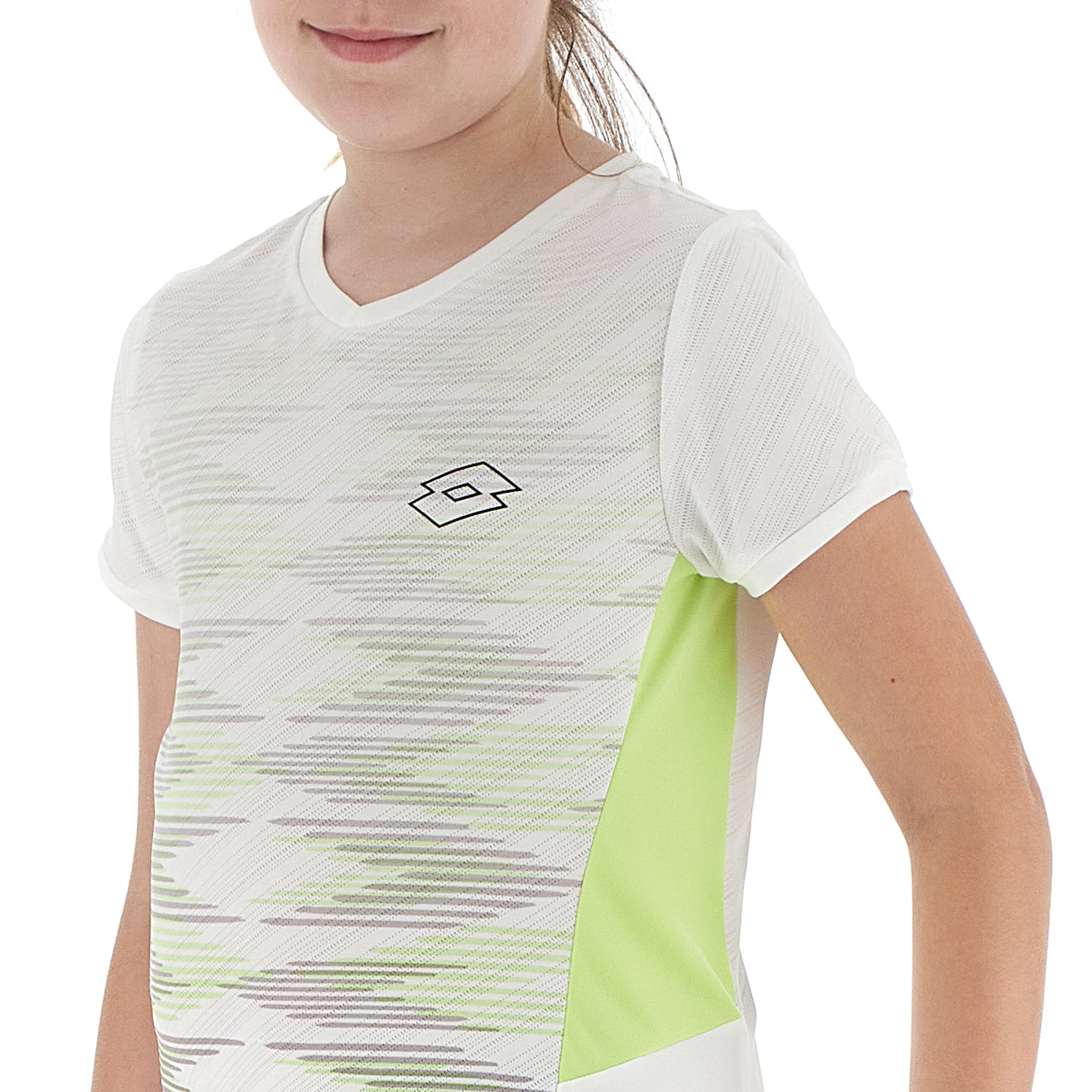 RAGAZZA MAGLIETTA TENNIS TECH BIANCO 218894 9VI 03
