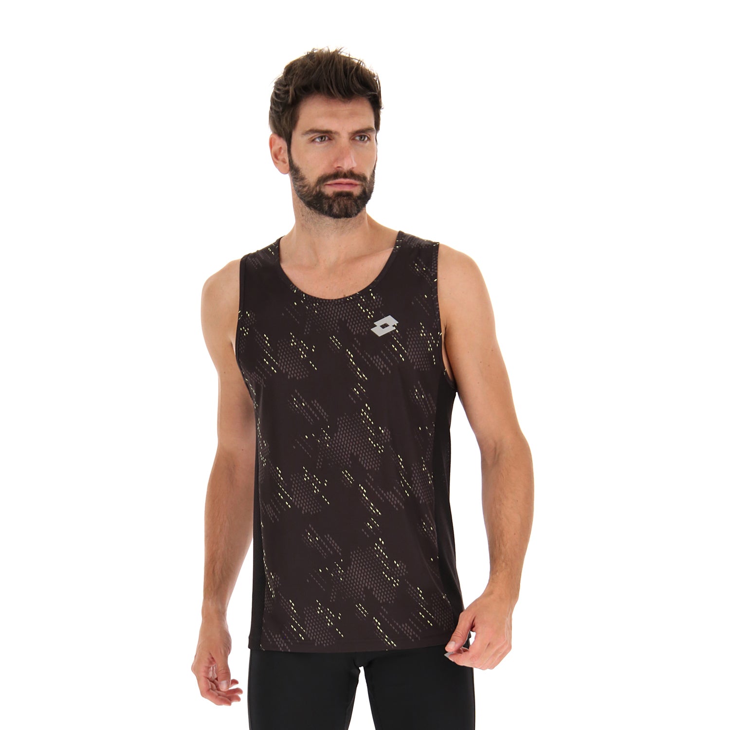 UOMO CANOTTA RUNNING NERO 218897 1CL 01