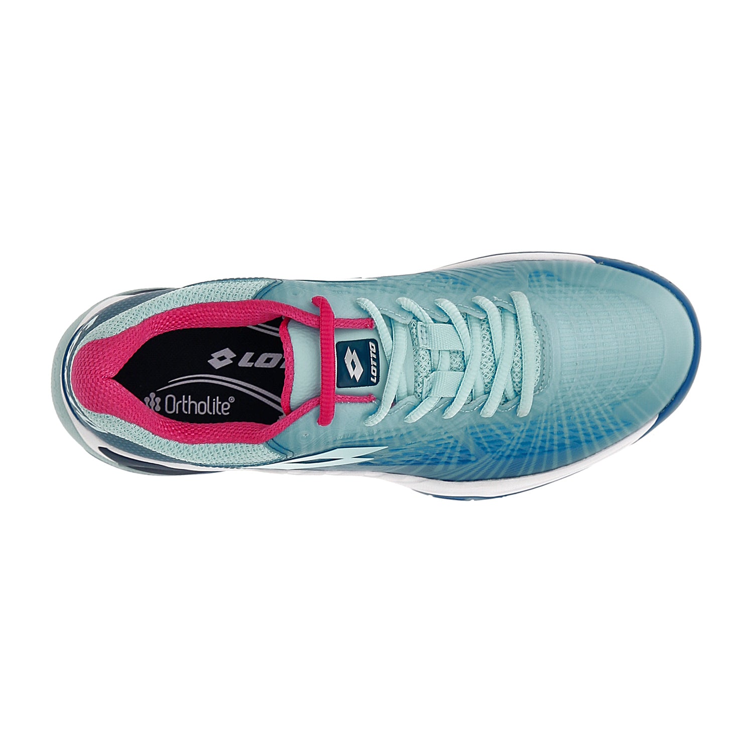DONNA SCARPE TENNIS CAMPI VELOCI MIRAGE 100 AZZURRO 218995 ATJ 06
