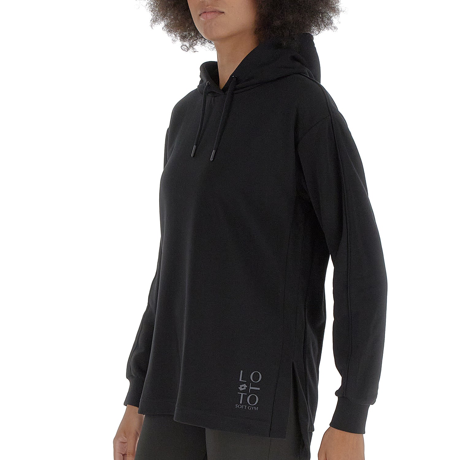 DONNA FELPA FITNESS NERO 219052 1CL 03