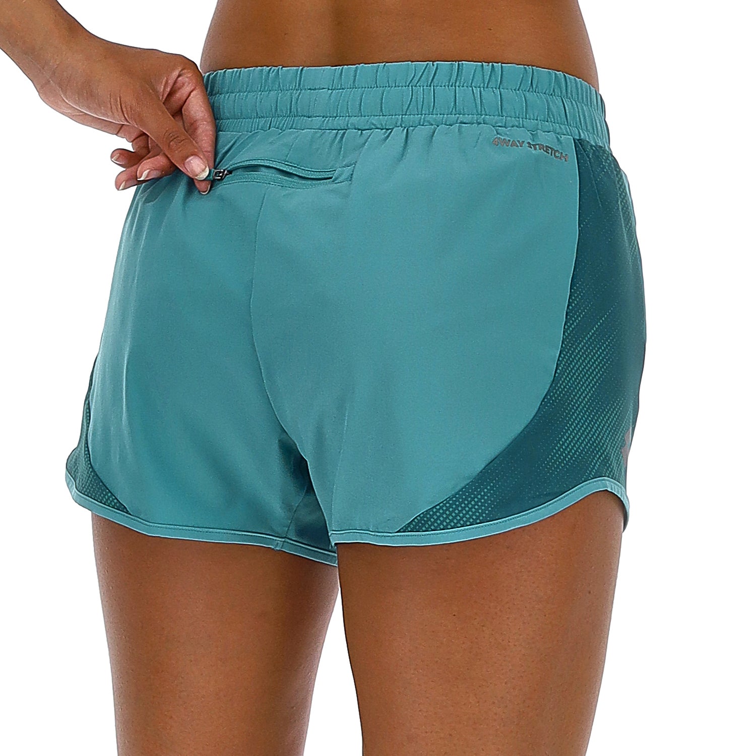 DONNA PANTALONI CORTI RUNNING VERDE 219098 A0L 03