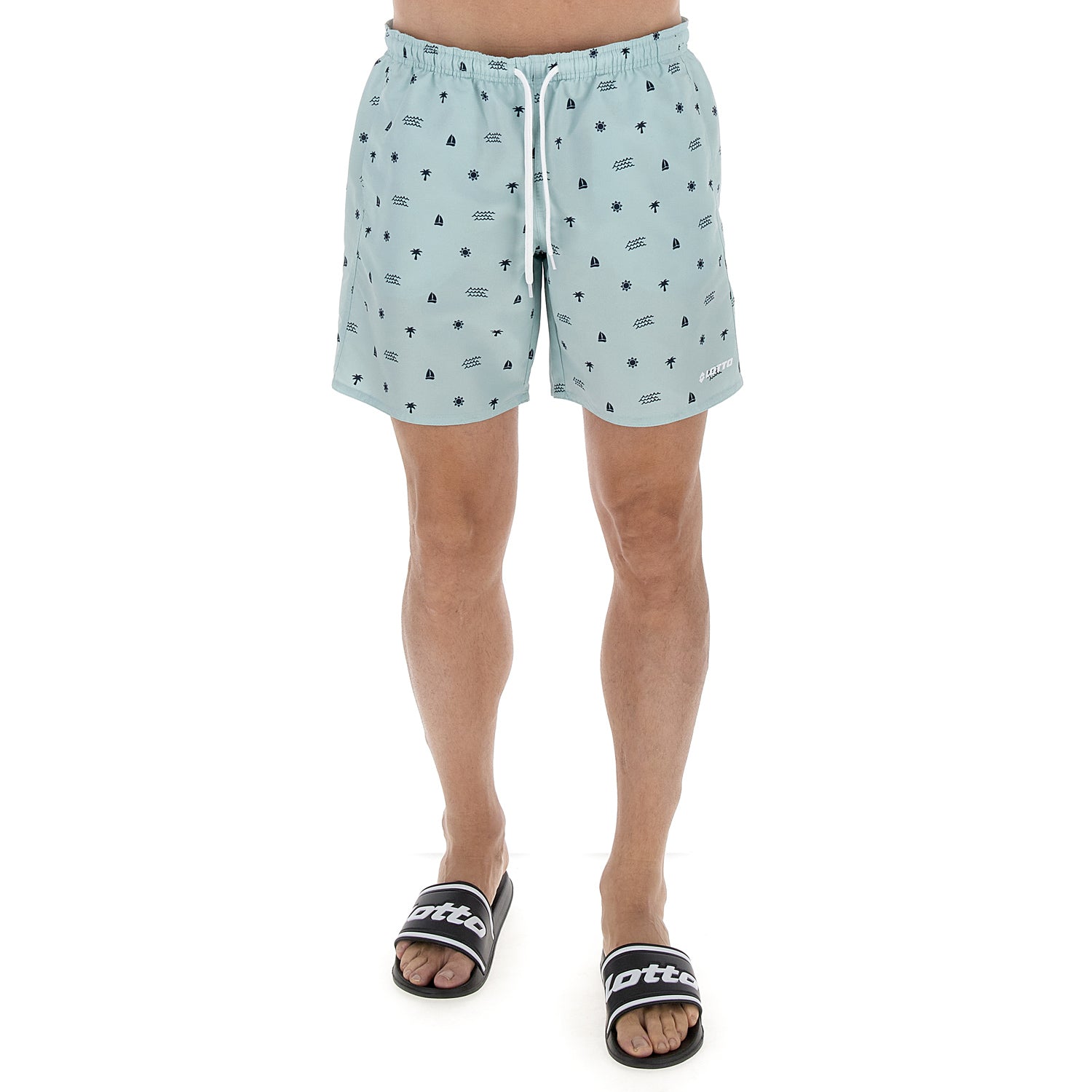 UOMO COSTUME DA MARE SHORT BEACH VERDE CHIARO 219210 BH8 01