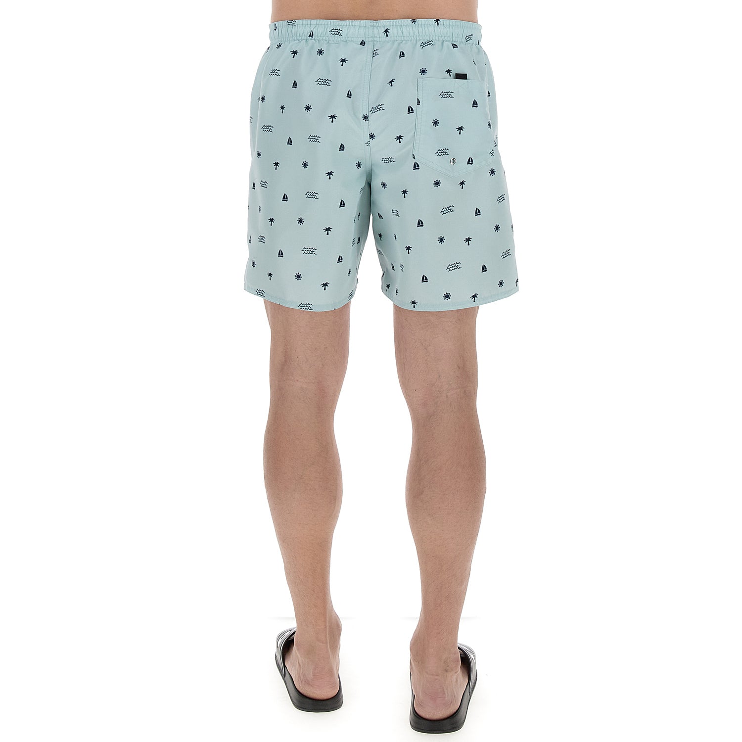 UOMO COSTUME DA MARE SHORT BEACH VERDE CHIARO 219210 BH8 02