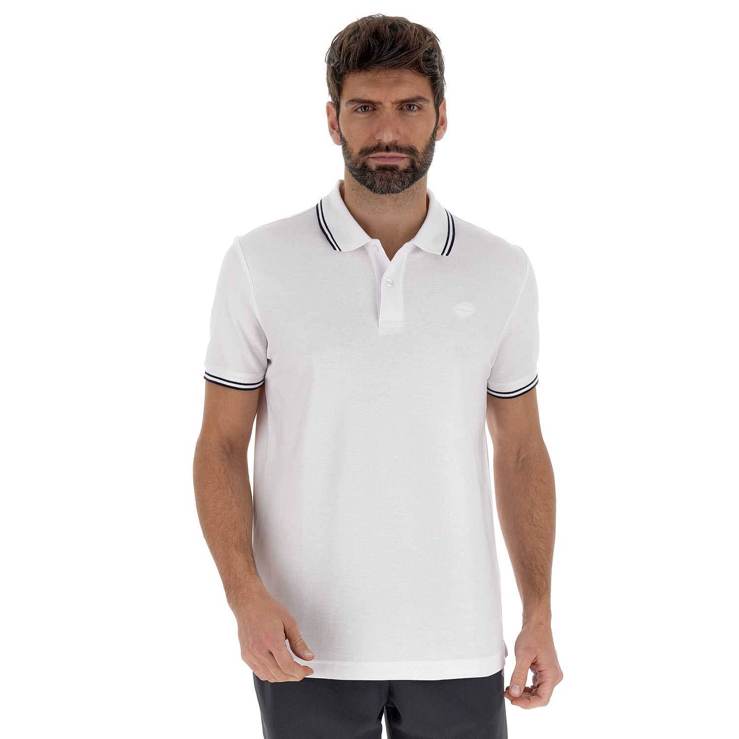 UOMO POLO CLASSICA BIANCO 219238 1Q5 01