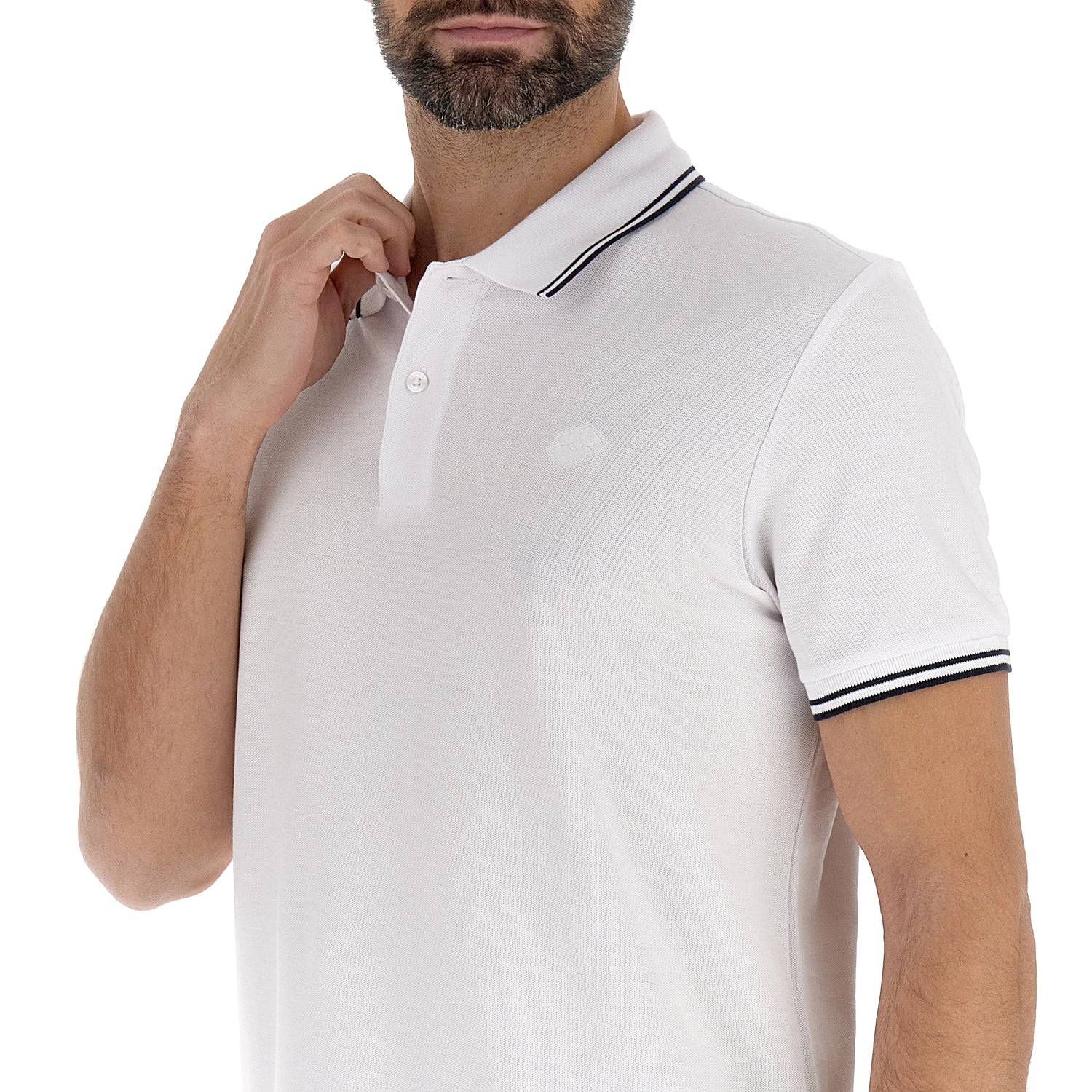 UOMO POLO CLASSICA BIANCO 219238 1Q5 03