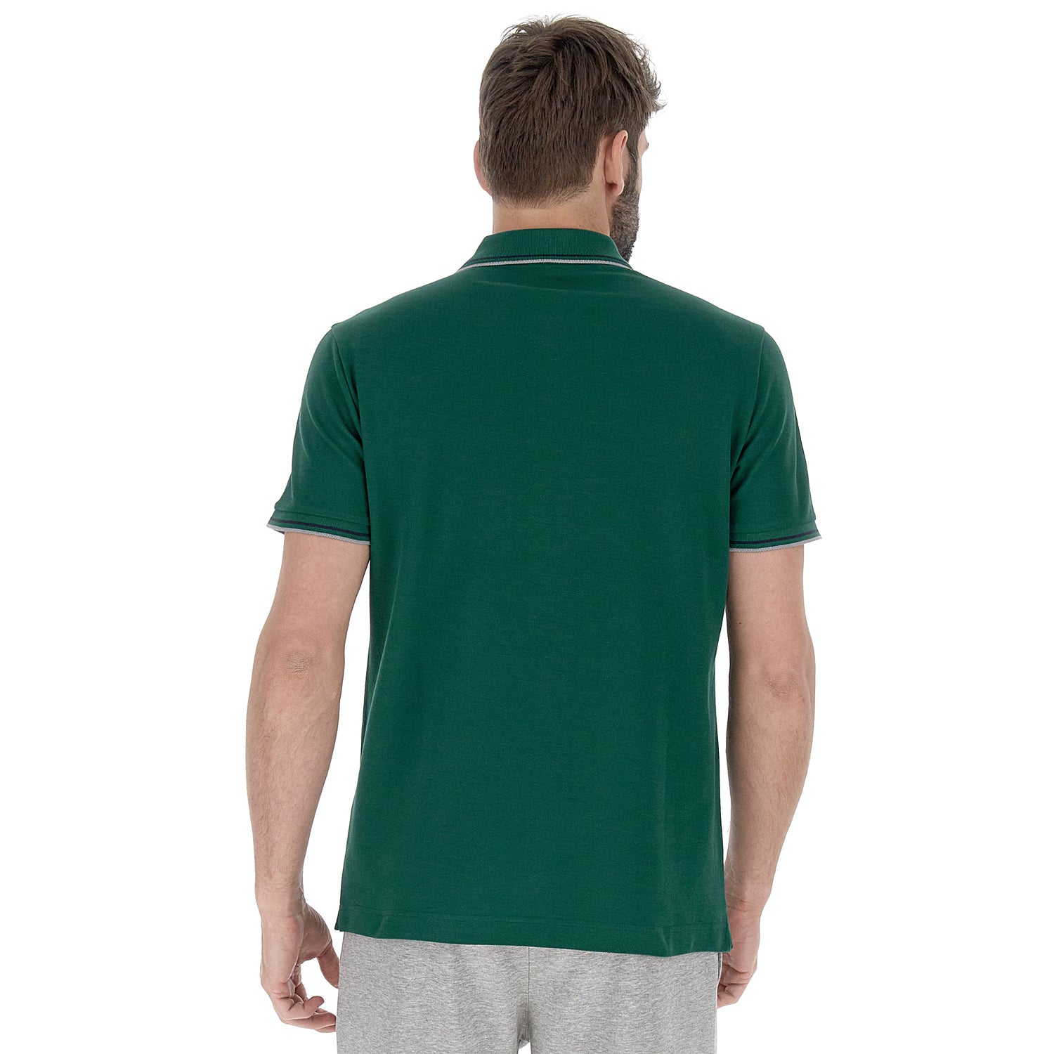 UOMO POLO CLASSICA VERDE SCURO 219238 1SU 02